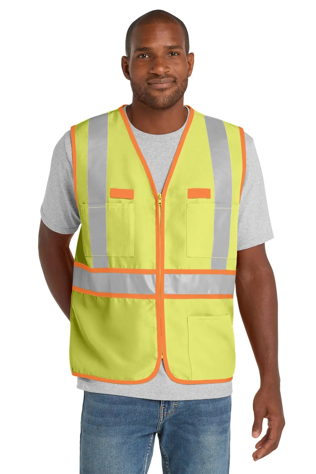 CornerStone® ANSI 107 Class 2 Dual-Color Safety Vest #CSV407