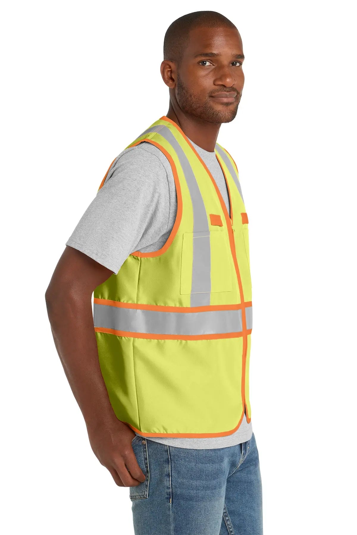 CornerStone® ANSI 107 Class 2 Dual-Color Safety Vest #CSV407