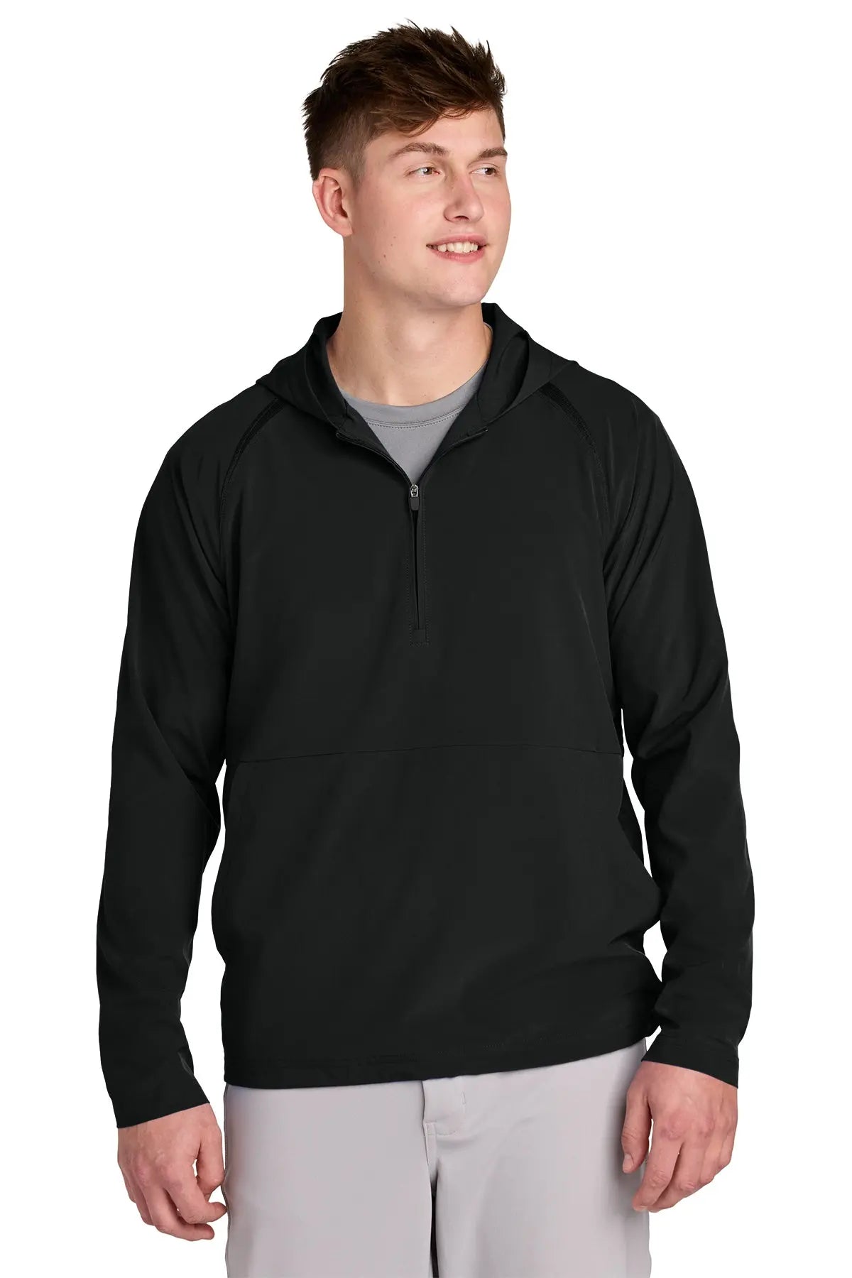 Sport-Tek® Repeat 1/2-Zip Long Sleeve Hooded Jacket #JST488 Game Over Merch