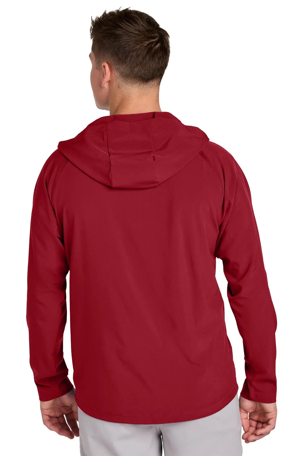 Sport-Tek® Repeat 1/2-Zip Long Sleeve Hooded Jacket #JST488 Game Over Merch