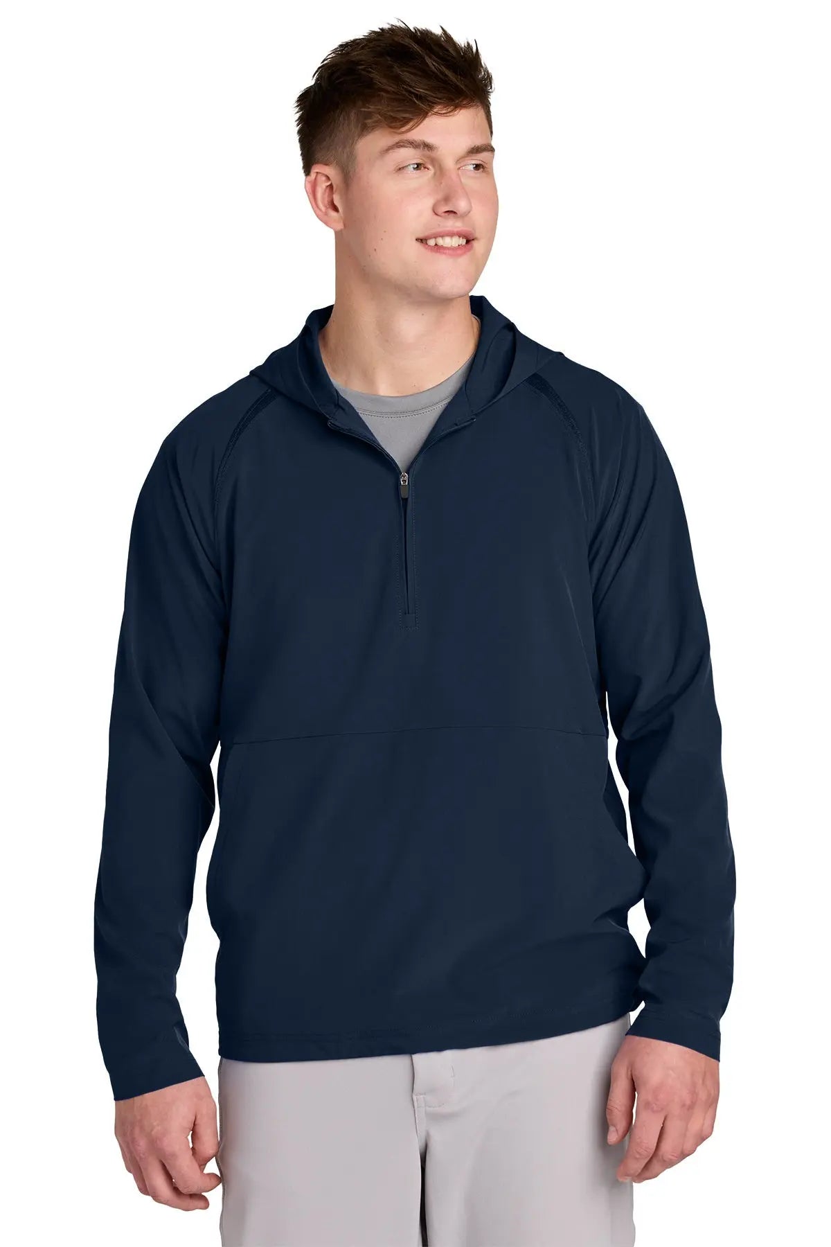 Sport-Tek® Repeat 1/2-Zip Long Sleeve Hooded Jacket #JST488 Game Over Merch