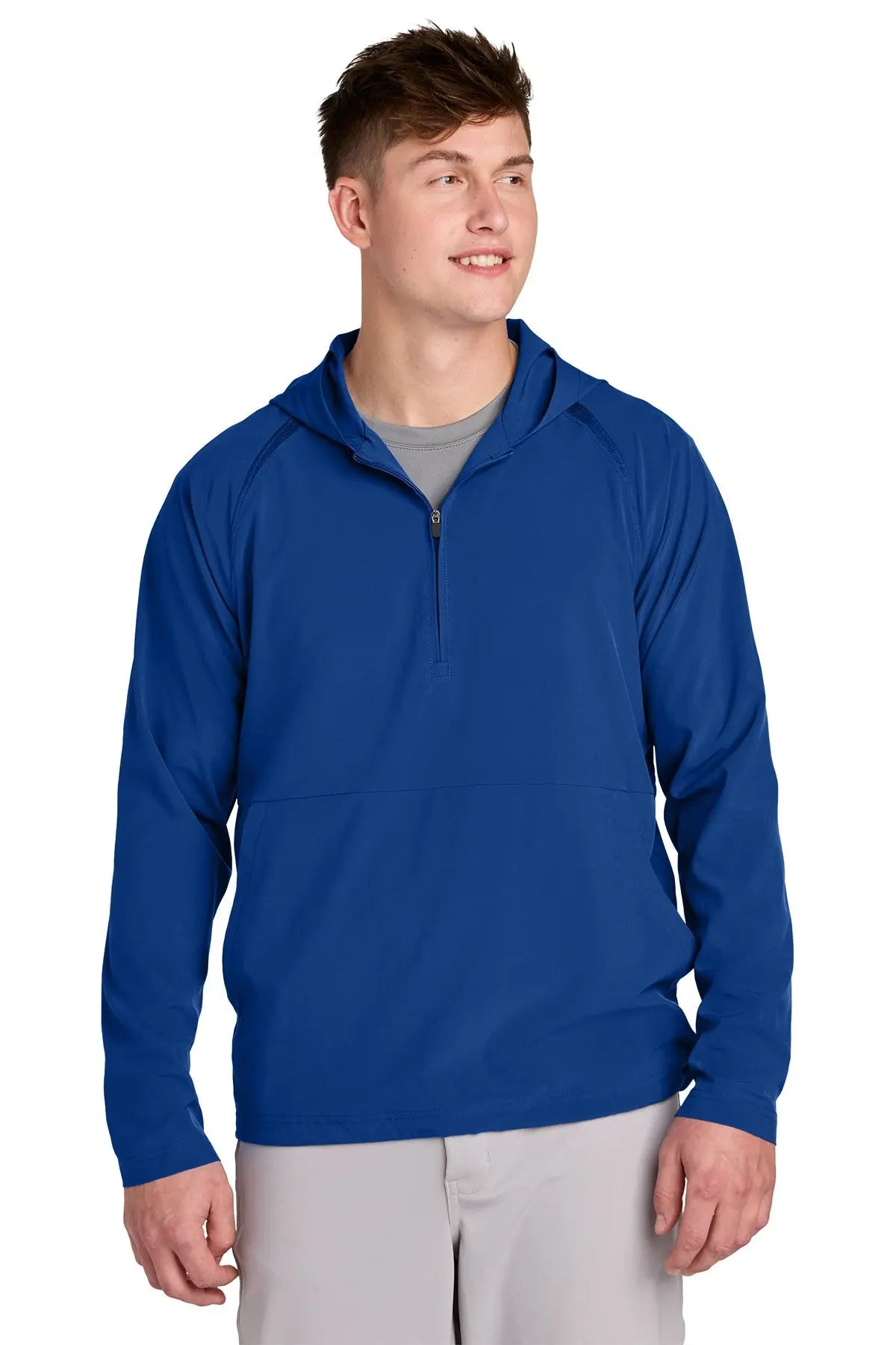 Sport-Tek® Repeat 1/2-Zip Long Sleeve Hooded Jacket #JST488 Game Over Merch