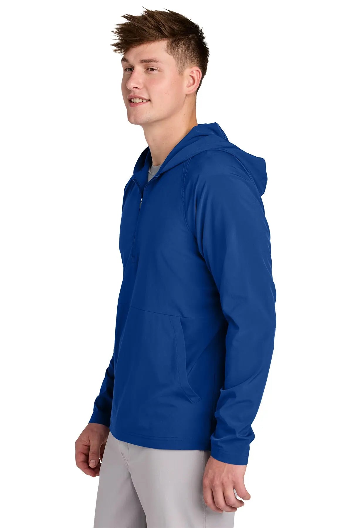 Sport-Tek® Repeat 1/2-Zip Long Sleeve Hooded Jacket #JST488 Game Over Merch