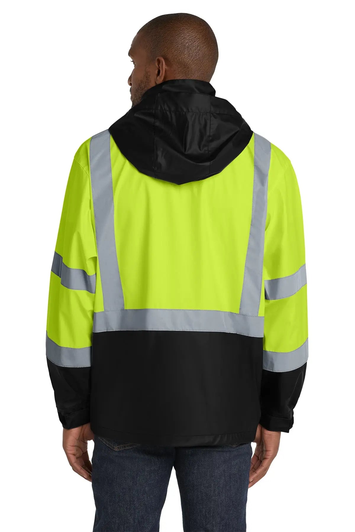 CornerStone® ANSI 107 Class 3 Safety Windbreaker #CSJ25