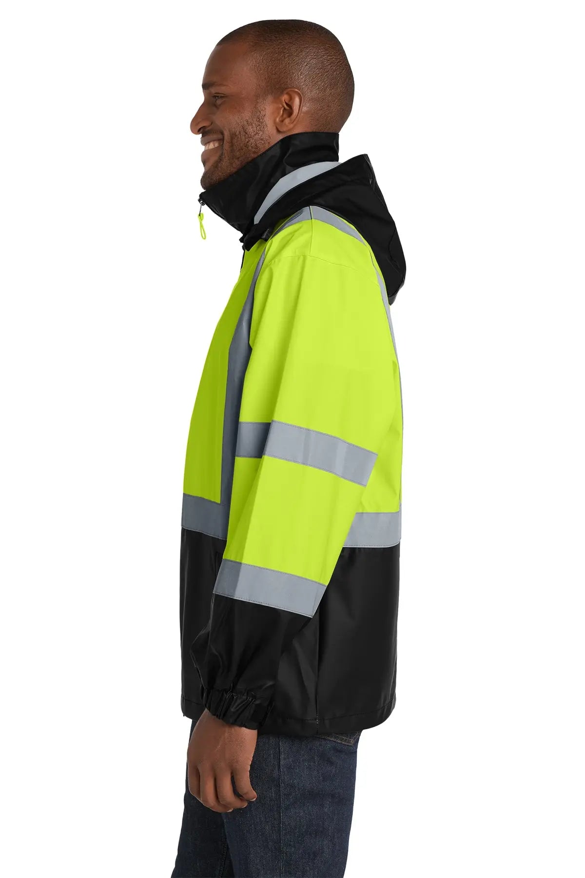 CornerStone® ANSI 107 Class 3 Safety Windbreaker #CSJ25