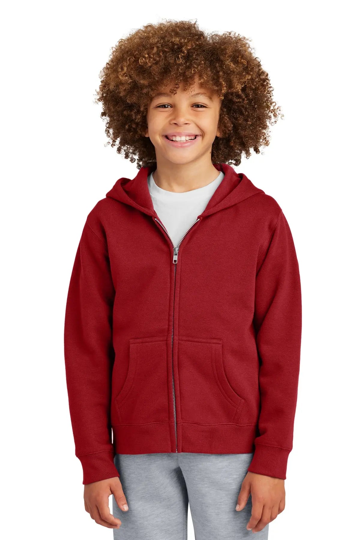 District® Youth V.I.T.™ Fleece Full-Zip Hoodie #DT6102Y