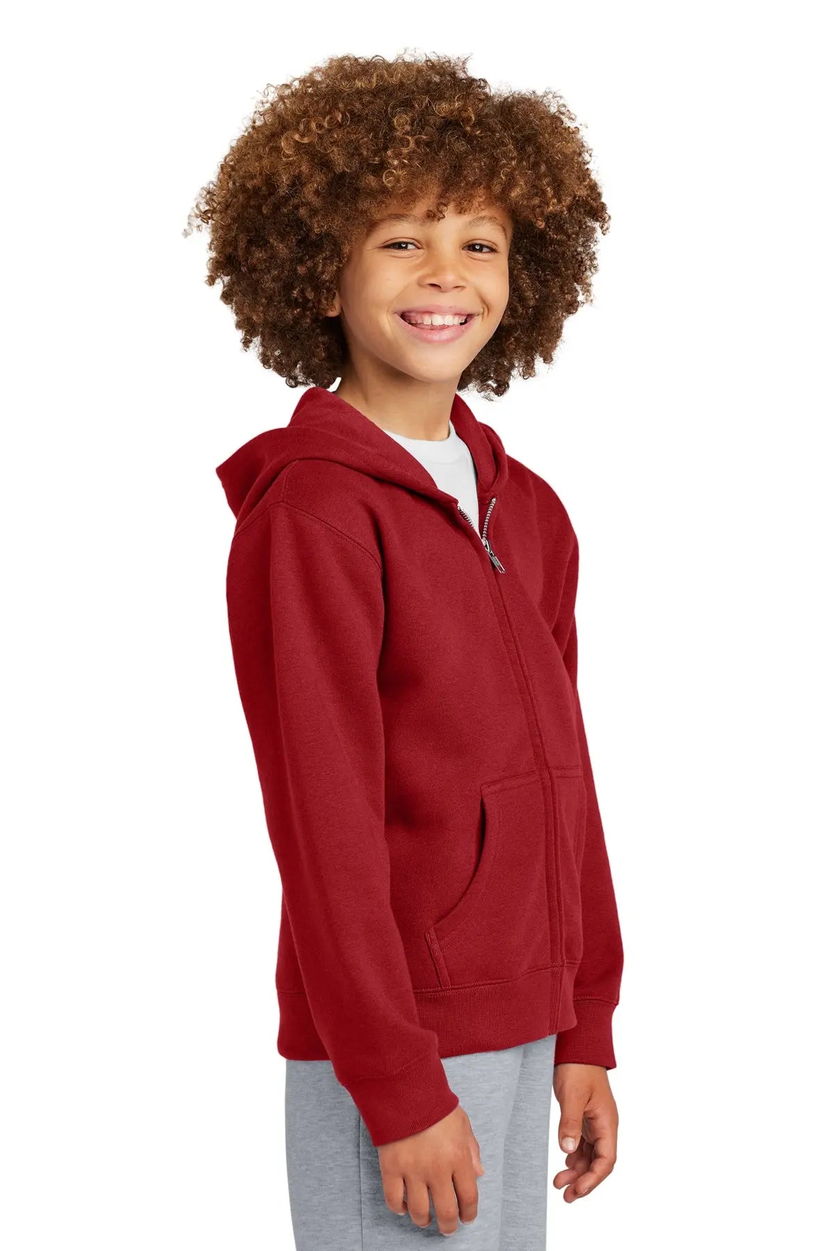 District® Youth V.I.T.™ Fleece Full-Zip Hoodie #DT6102Y