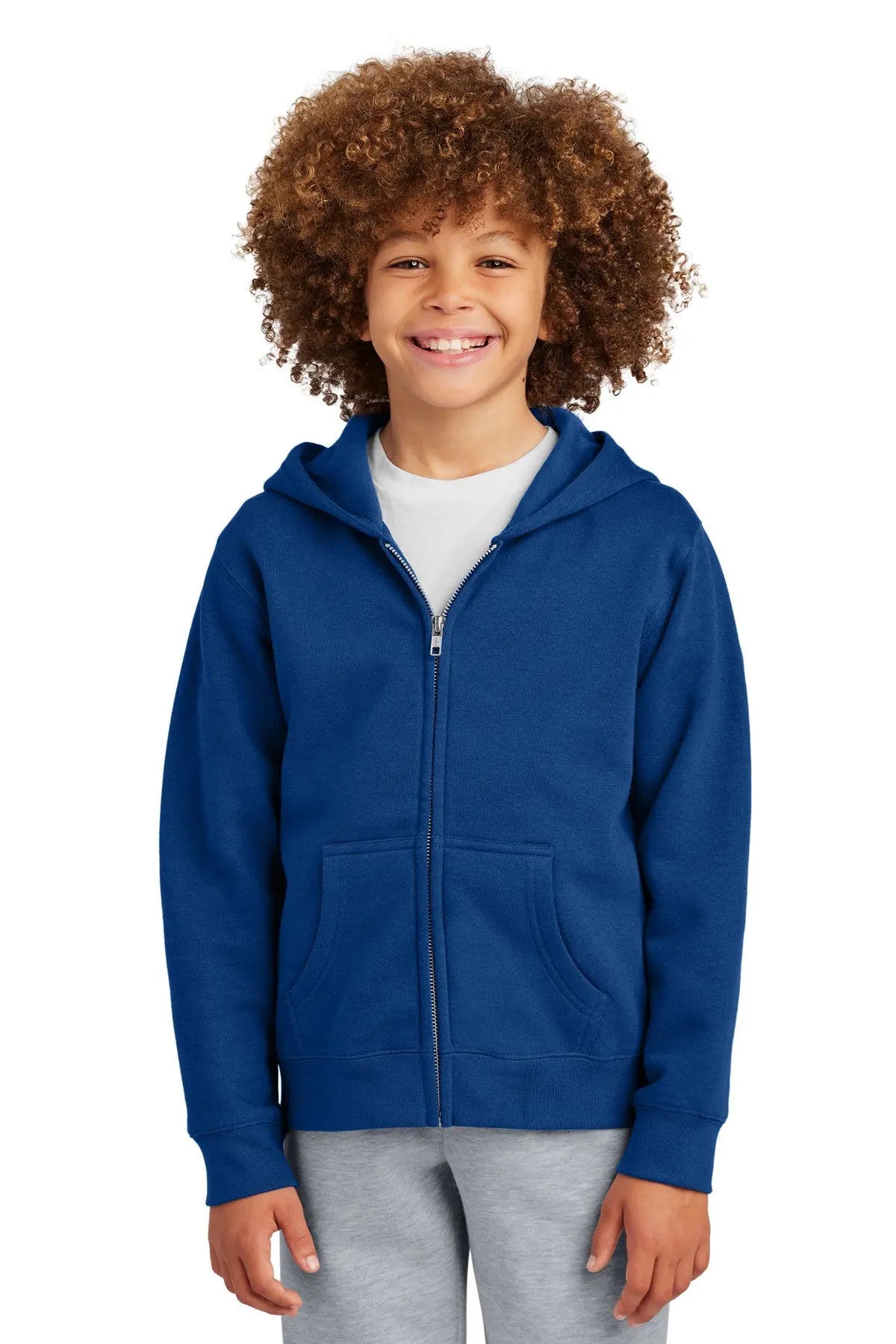 District® Youth V.I.T.™ Fleece Full-Zip Hoodie #DT6102Y
