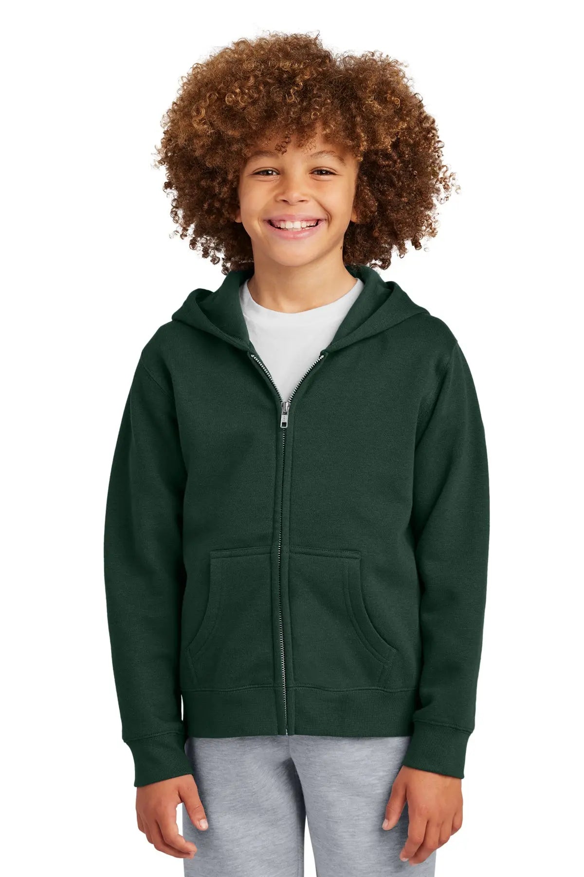 District® Youth V.I.T.™ Fleece Full-Zip Hoodie #DT6102Y