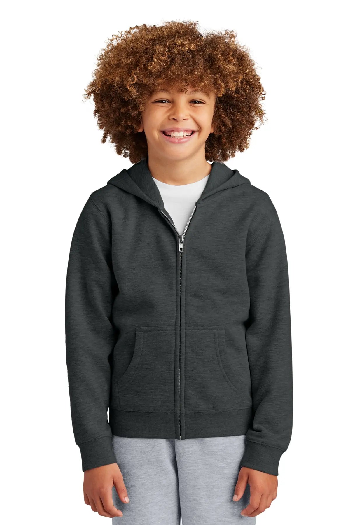 District® Youth V.I.T.™ Fleece Full-Zip Hoodie #DT6102Y