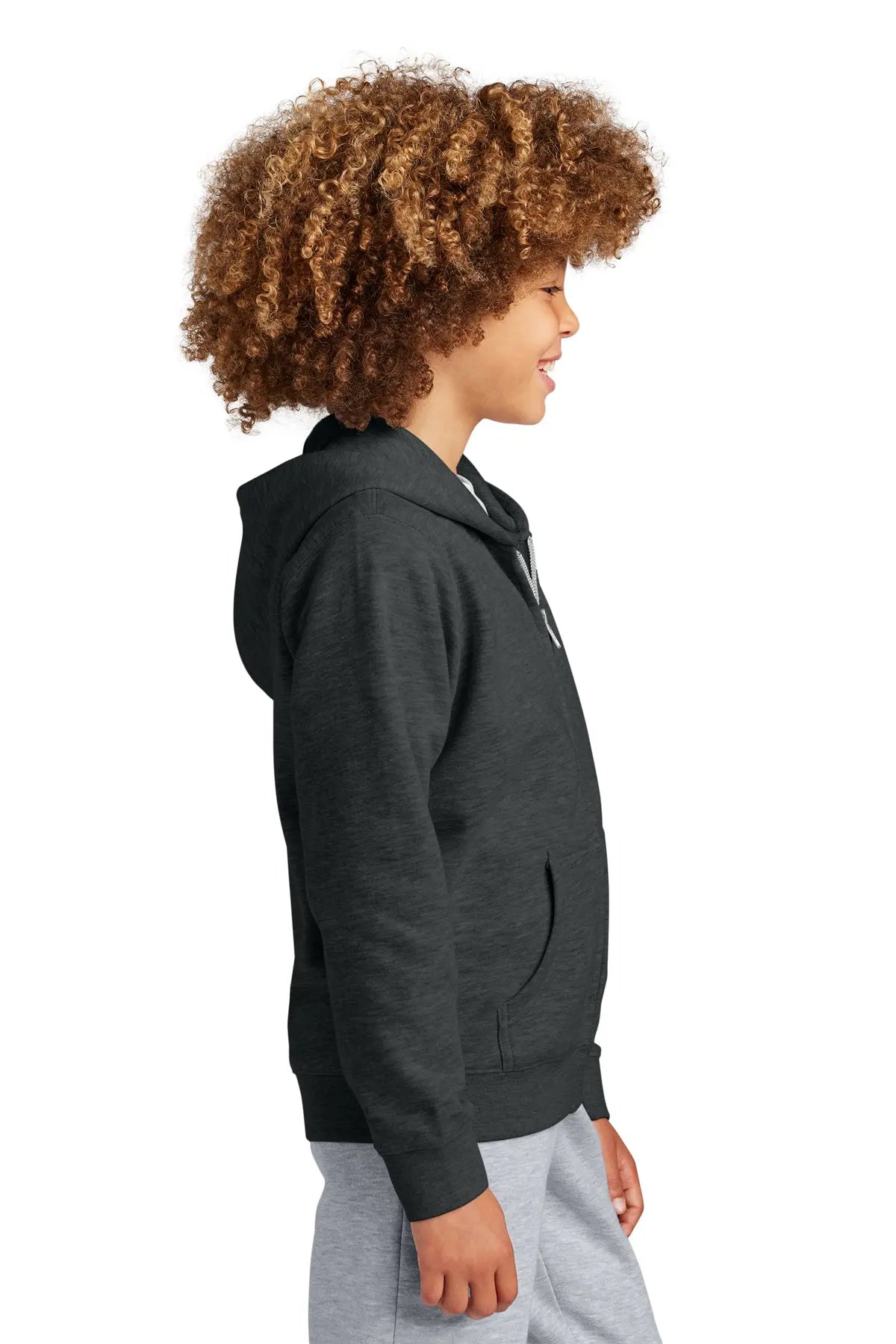 District® Youth V.I.T.™ Fleece Full-Zip Hoodie #DT6102Y
