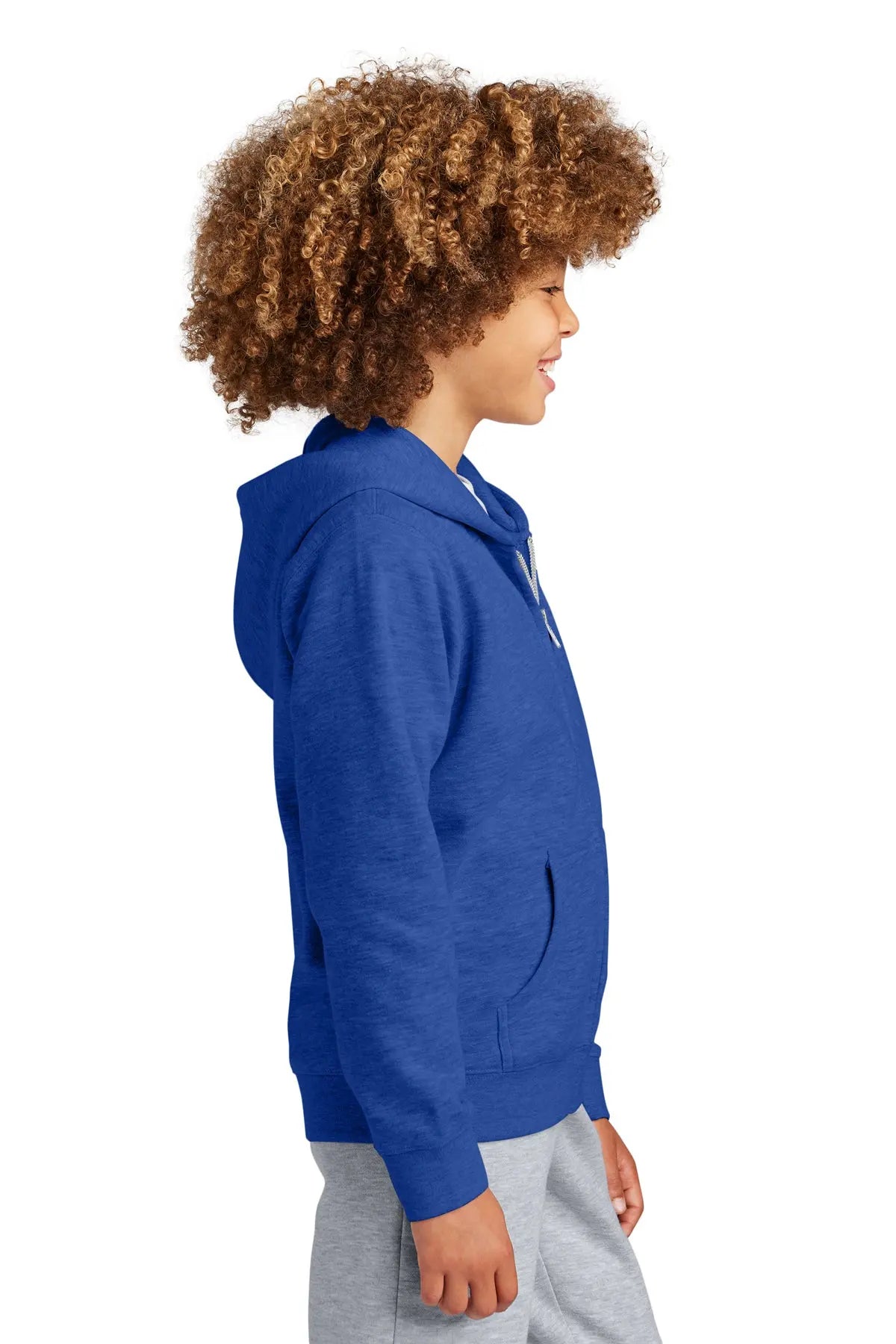 District® Youth V.I.T.™ Fleece Full-Zip Hoodie #DT6102Y