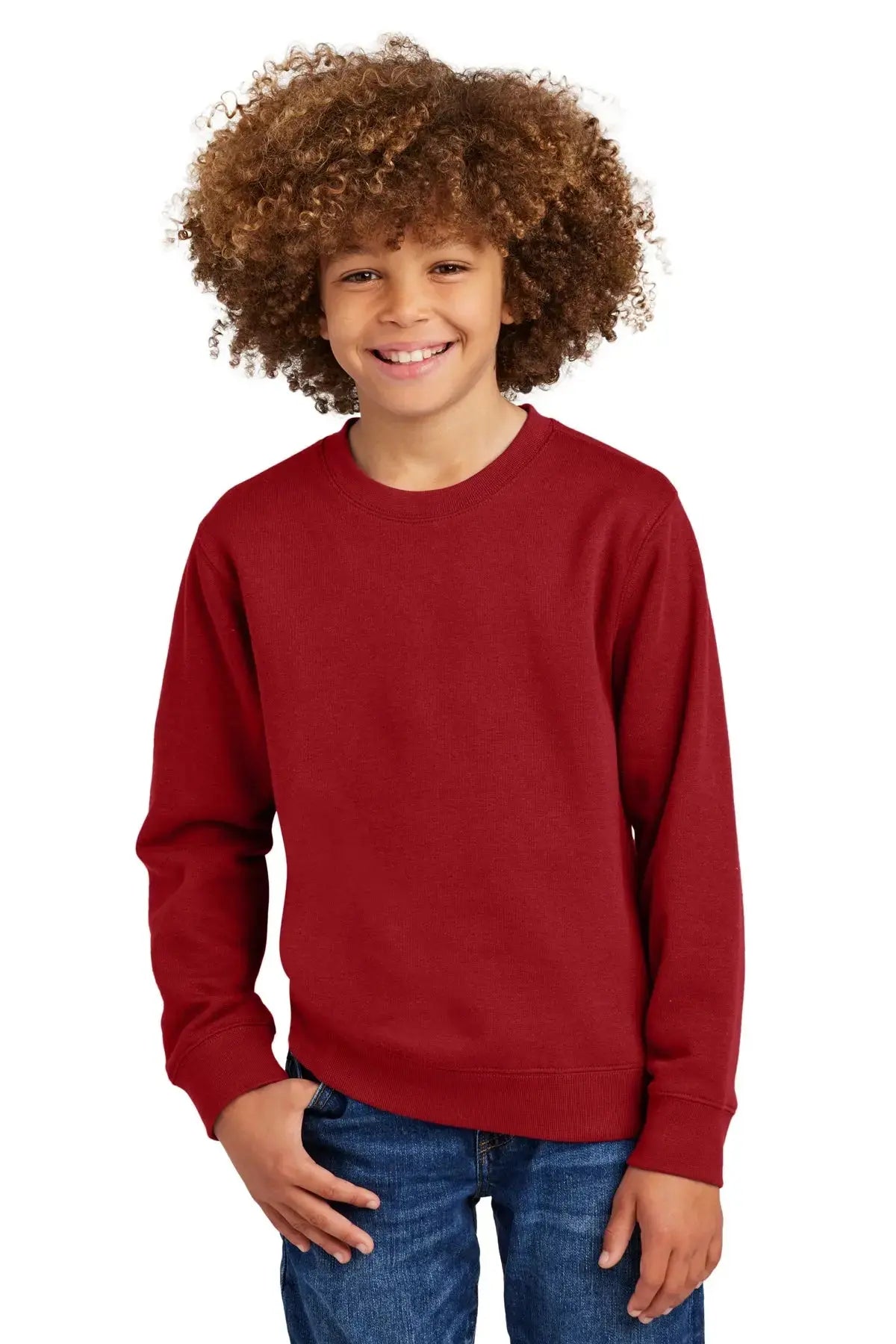 District® Youth V.I.T.™ Fleece Crew #DT6104Y Game Over Merch