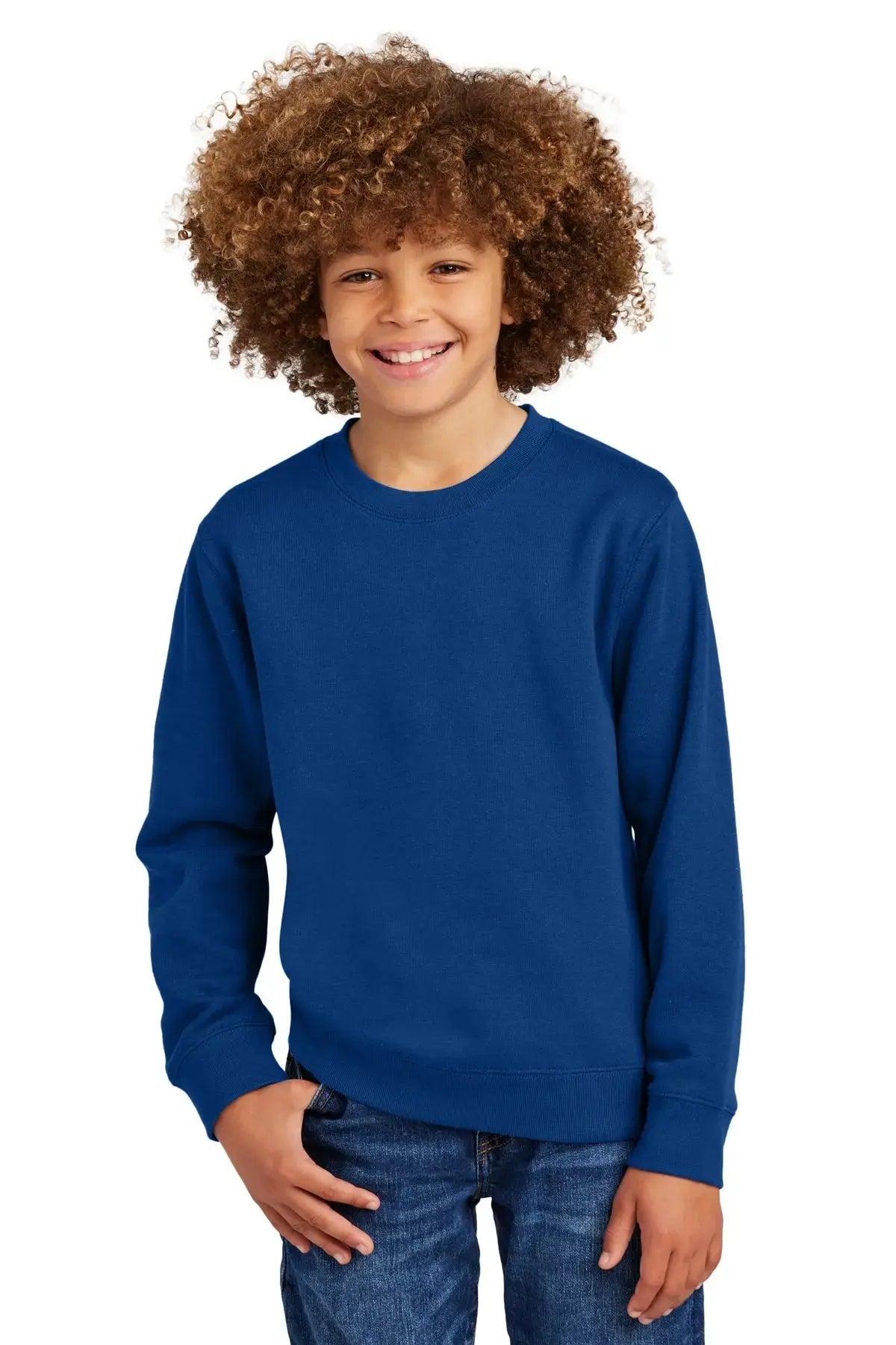 District® Youth V.I.T.™ Fleece Crew #DT6104Y Game Over Merch