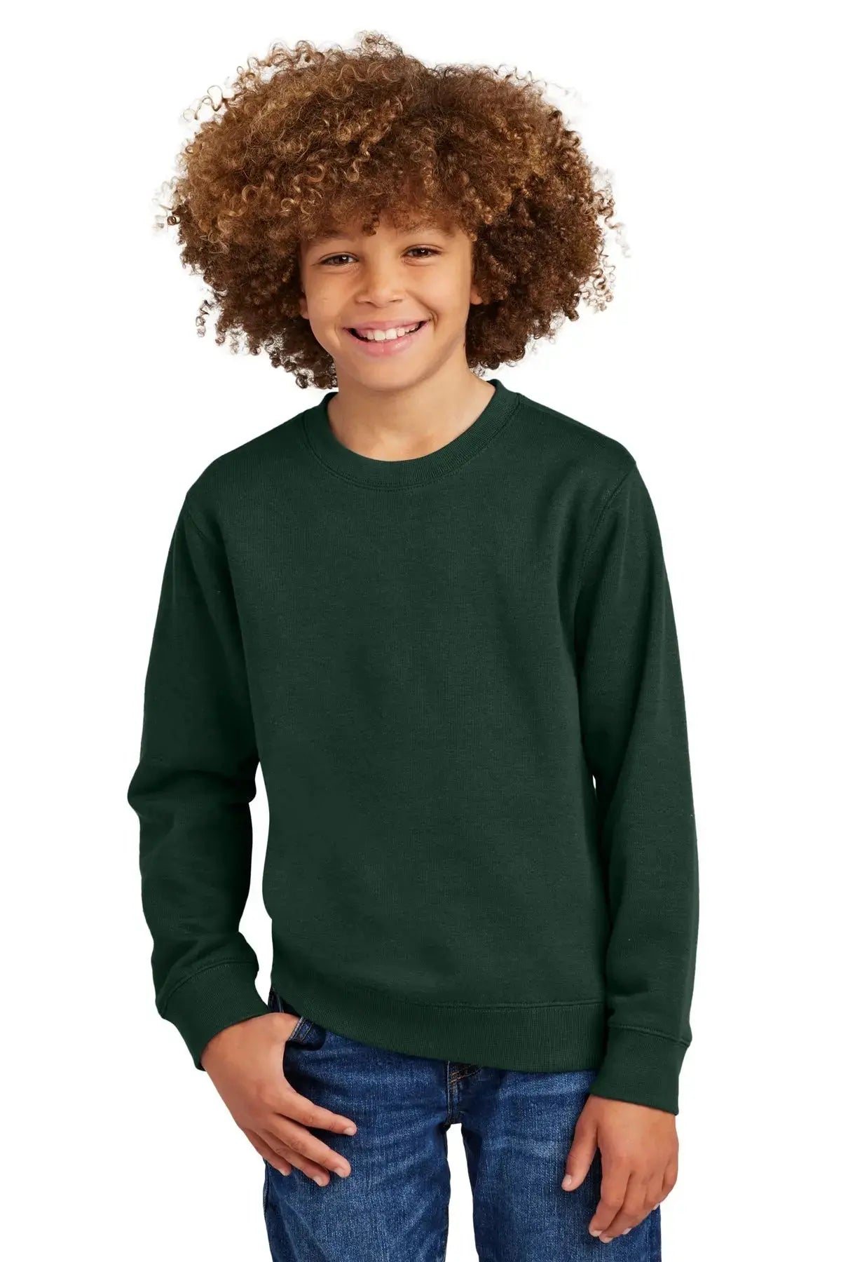 District® Youth V.I.T.™ Fleece Crew #DT6104Y Game Over Merch