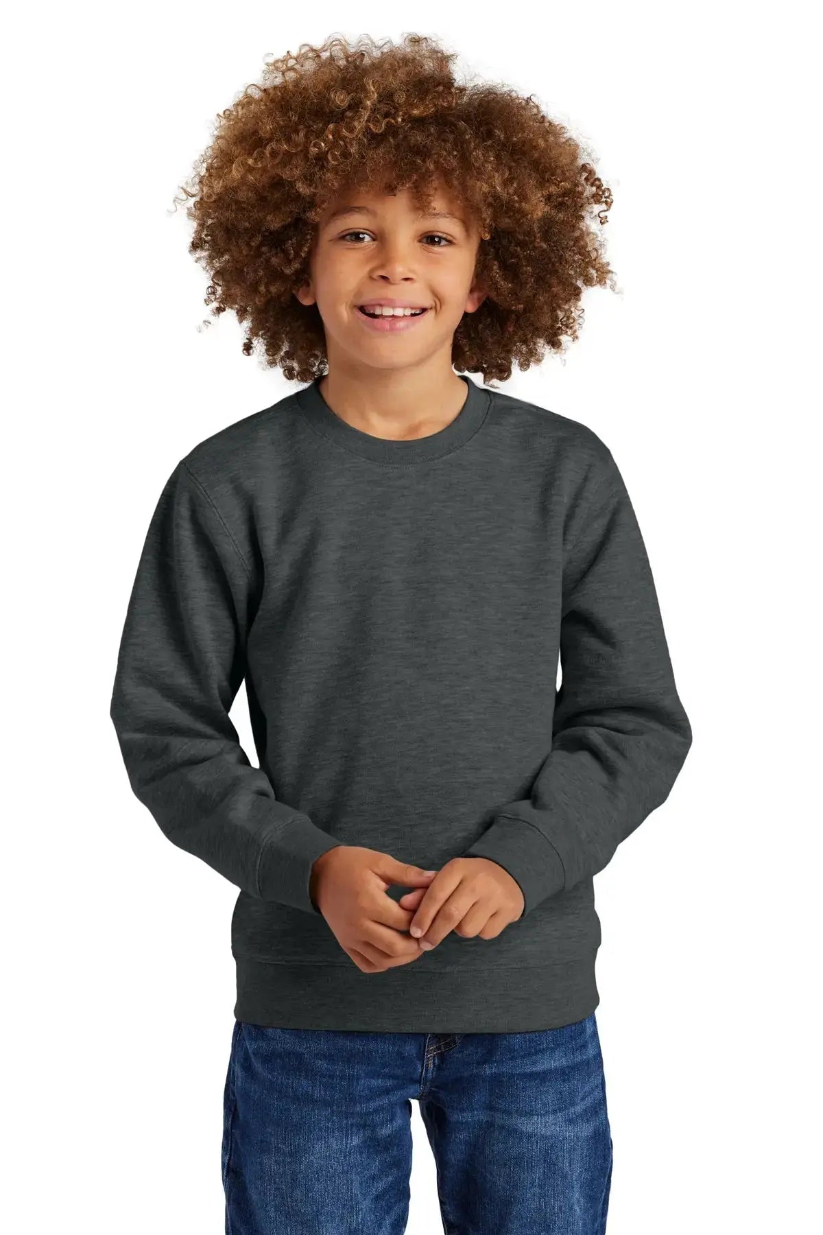 District® Youth V.I.T.™ Fleece Crew #DT6104Y Game Over Merch
