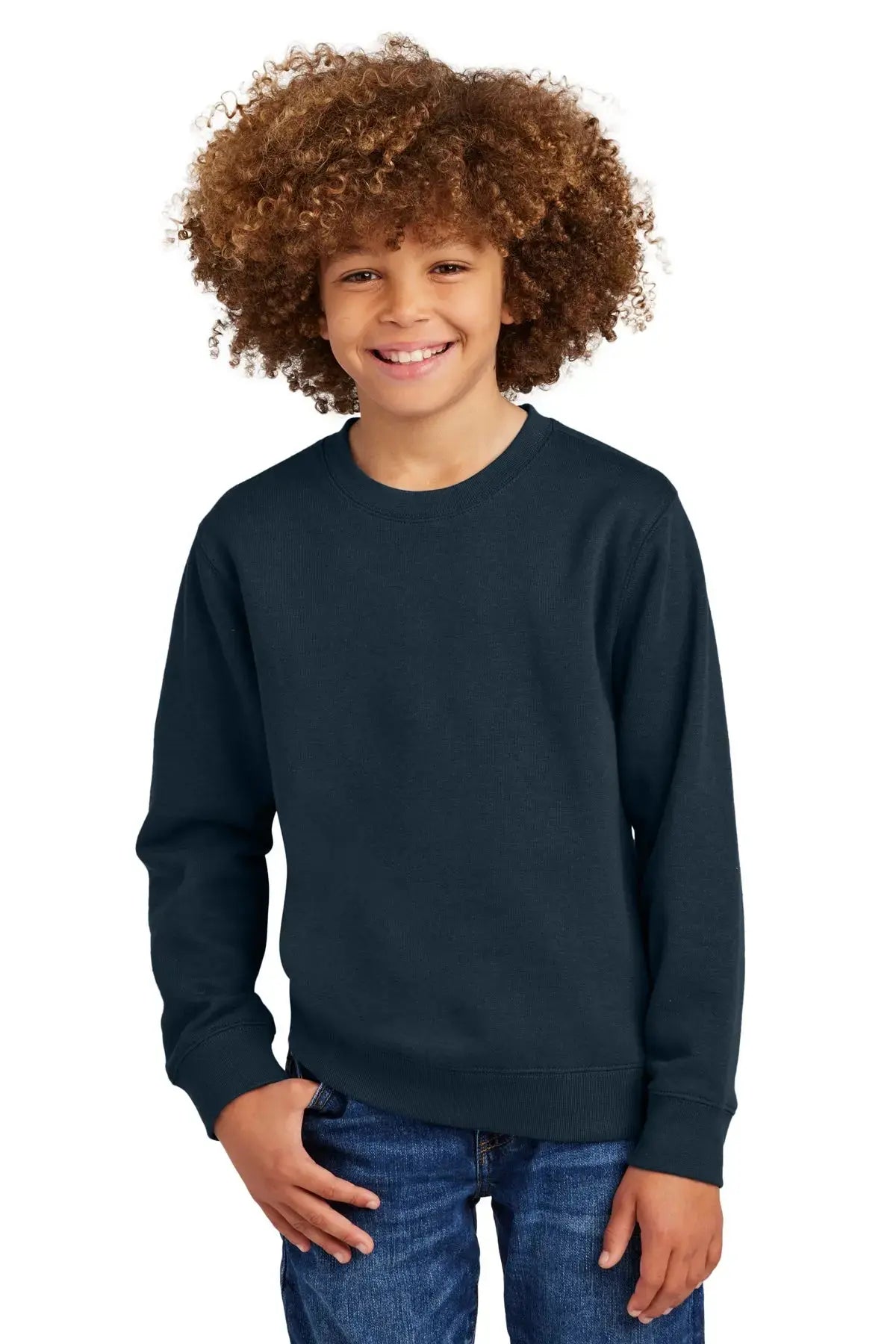 District® Youth V.I.T.™ Fleece Crew #DT6104Y Game Over Merch