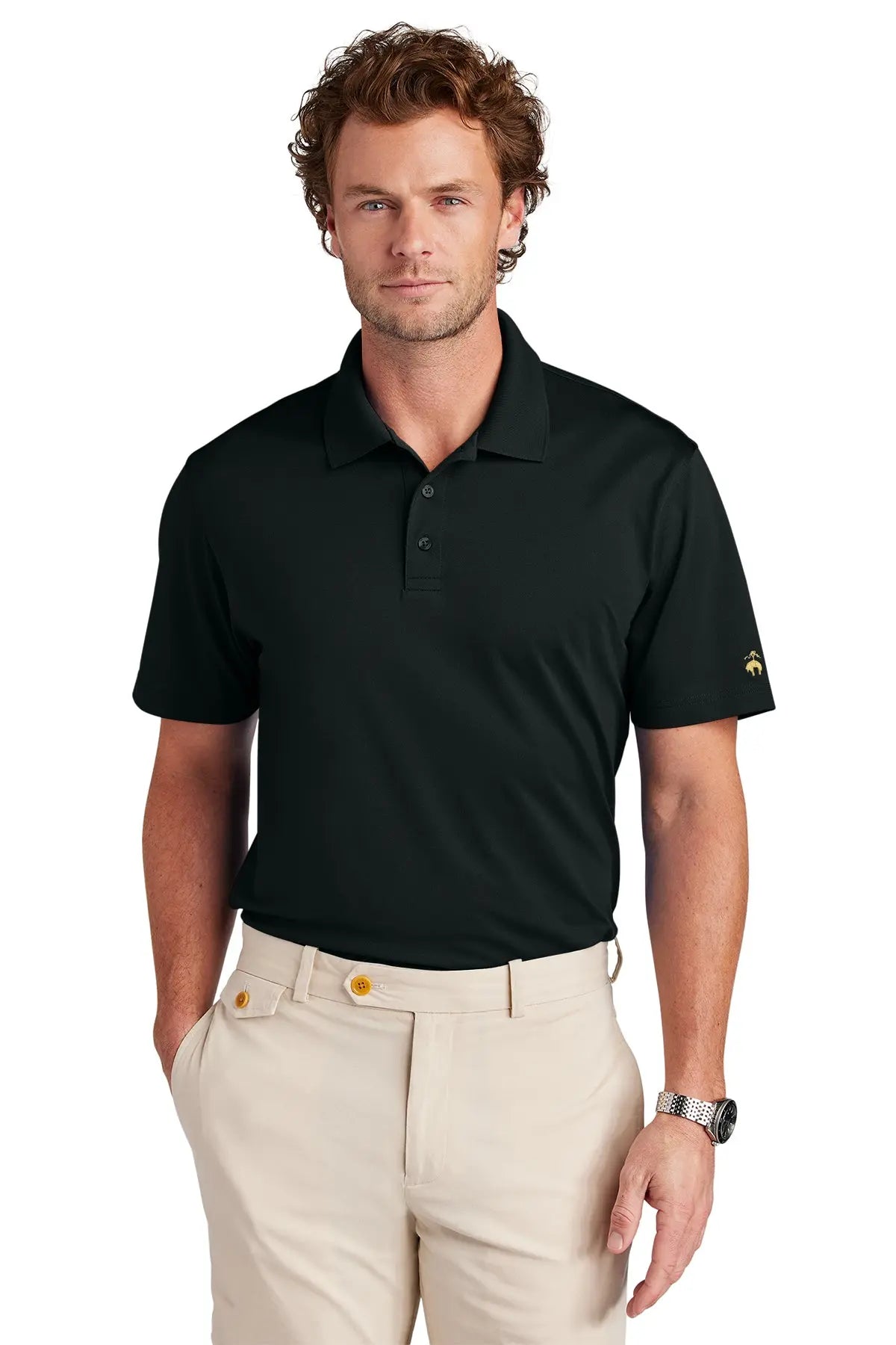 Brooks Brothers® Mesh Pique Performance Polo #BB18220Game Over Merch