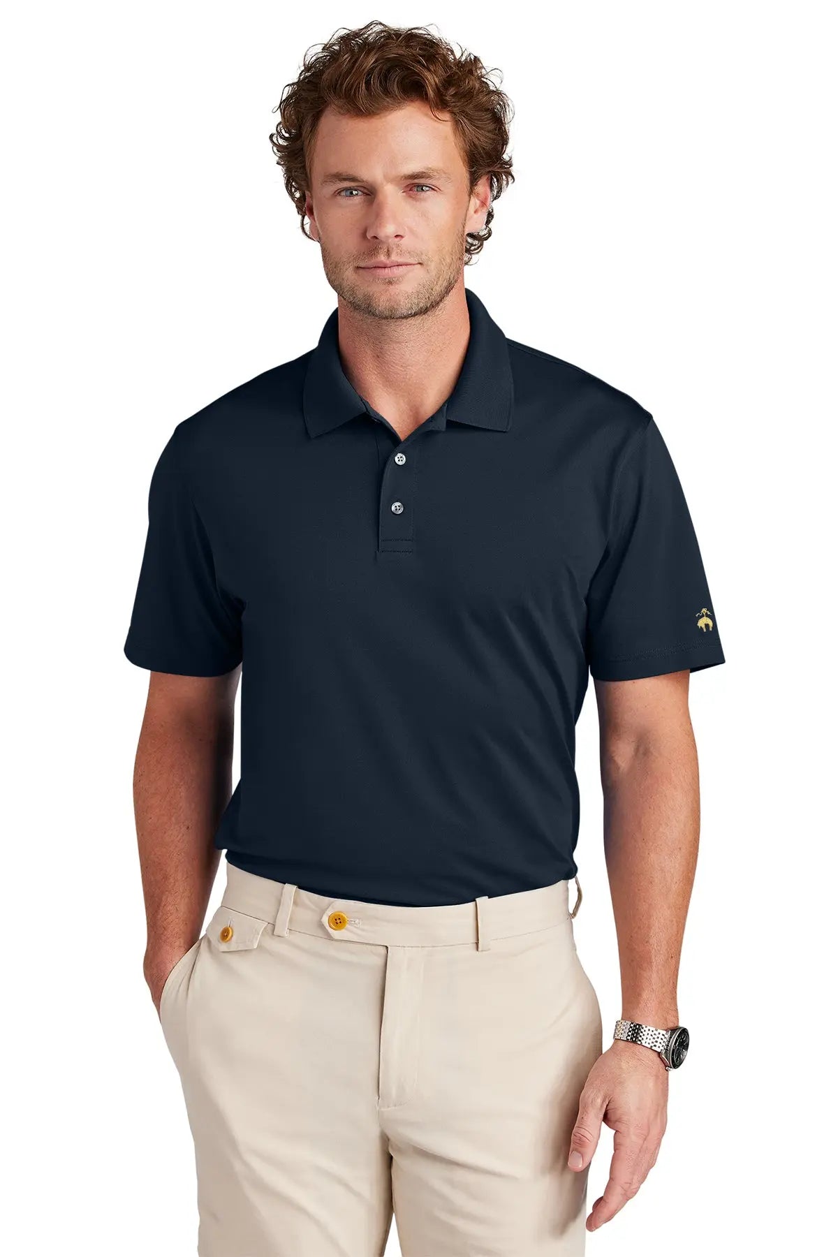 Brooks Brothers® Mesh Pique Performance Polo #BB18220Game Over Merch