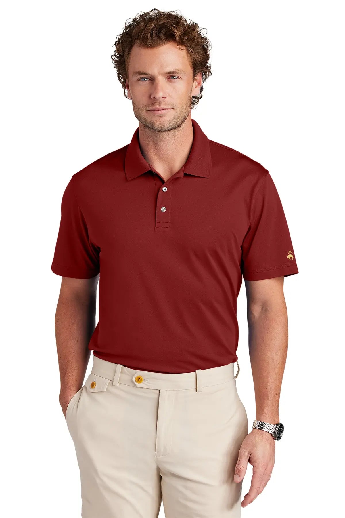 Brooks Brothers® Mesh Pique Performance Polo #BB18220Game Over Merch