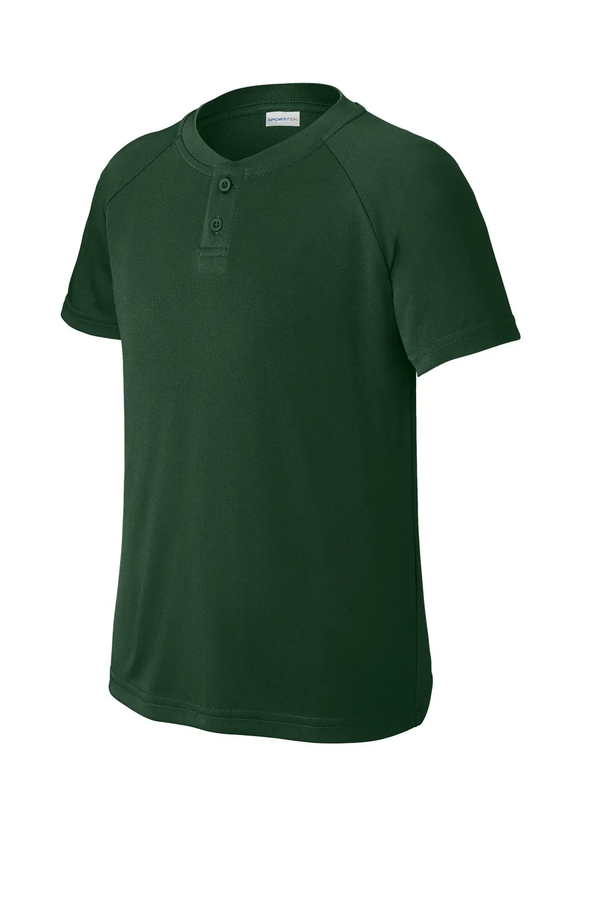 Sport-Tek® Youth PosiCharge® Competitor™ 2-Button Henley #YST359