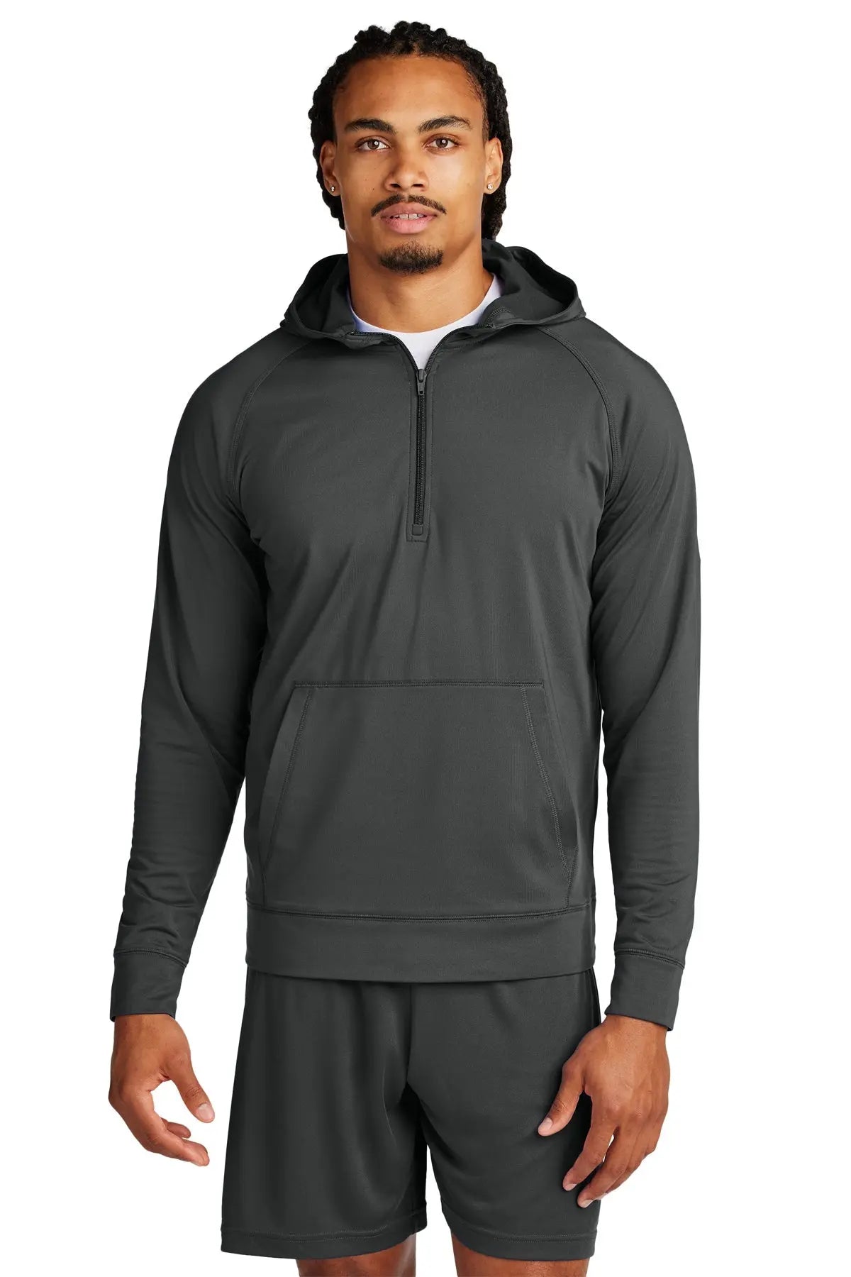 Sport-Tek® Sport-Wick® Stretch 1/2-Zip Hoodie #ST856 Game Over Merch