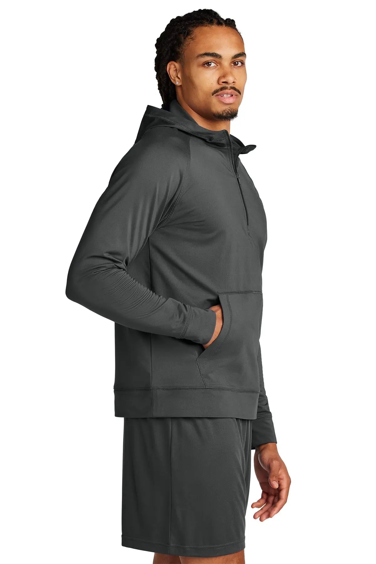 Sport-Tek® Sport-Wick® Stretch 1/2-Zip Hoodie #ST856 Game Over Merch