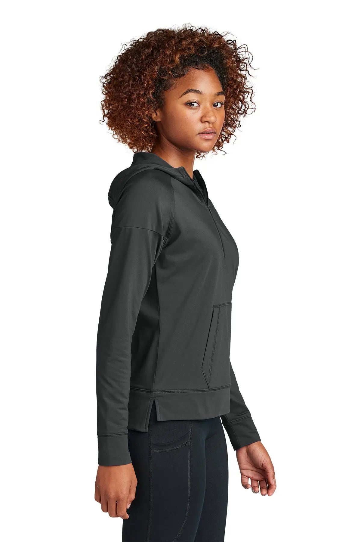 Sport-Tek® Women's Sport-Wick® Stretch 1/2-Zip Hoodie #LST856 Game Over Merch