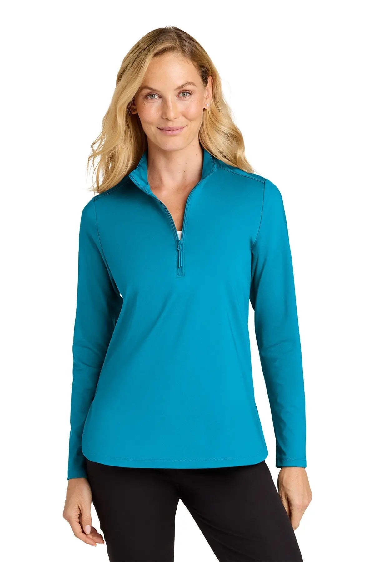 Port Authority® Women's C-FREE® Double Knit 1/4-Zip #LK880 Game Over Merch