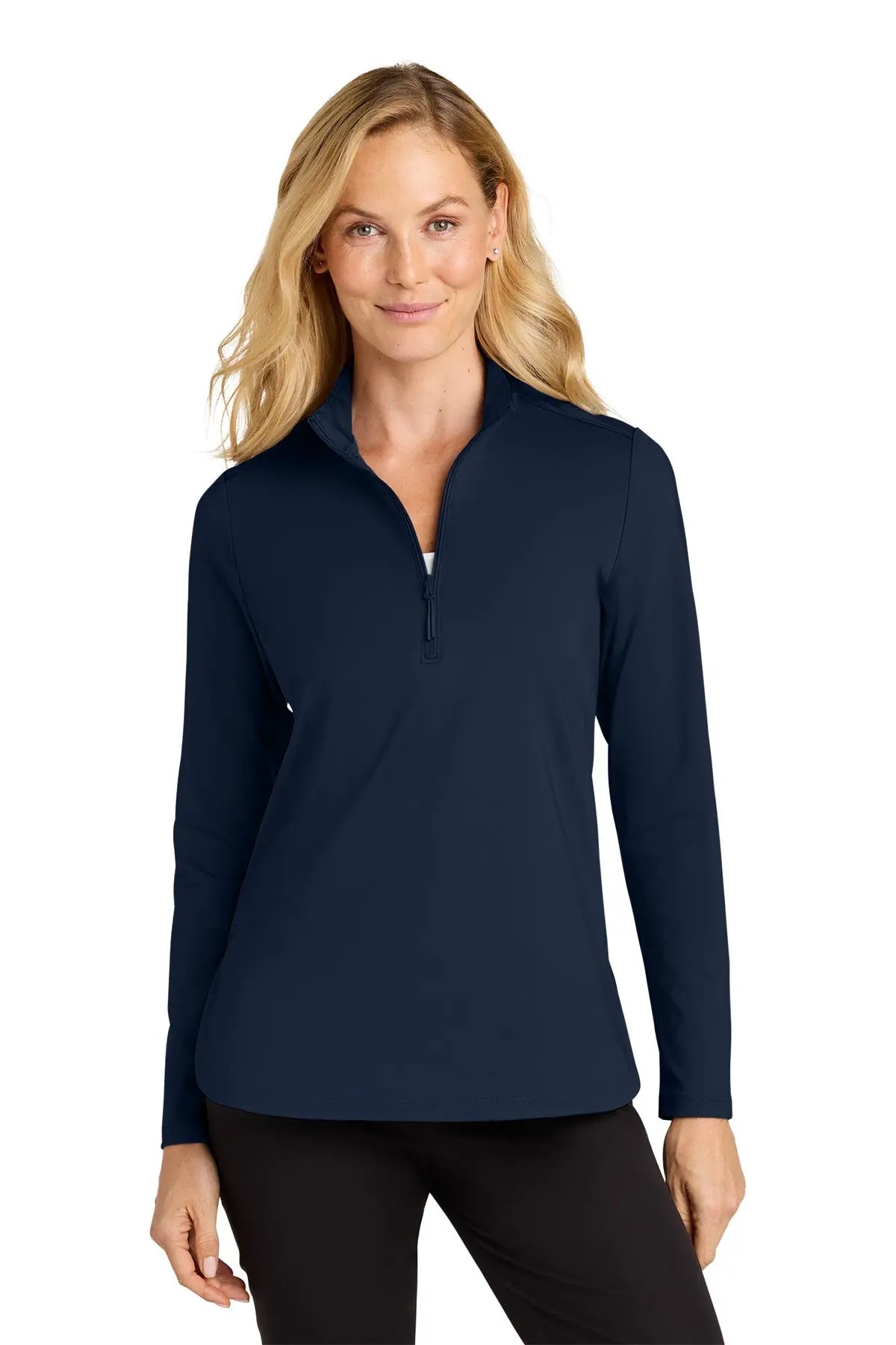 Port Authority® Women's C-FREE® Double Knit 1/4-Zip #LK880 Game Over Merch