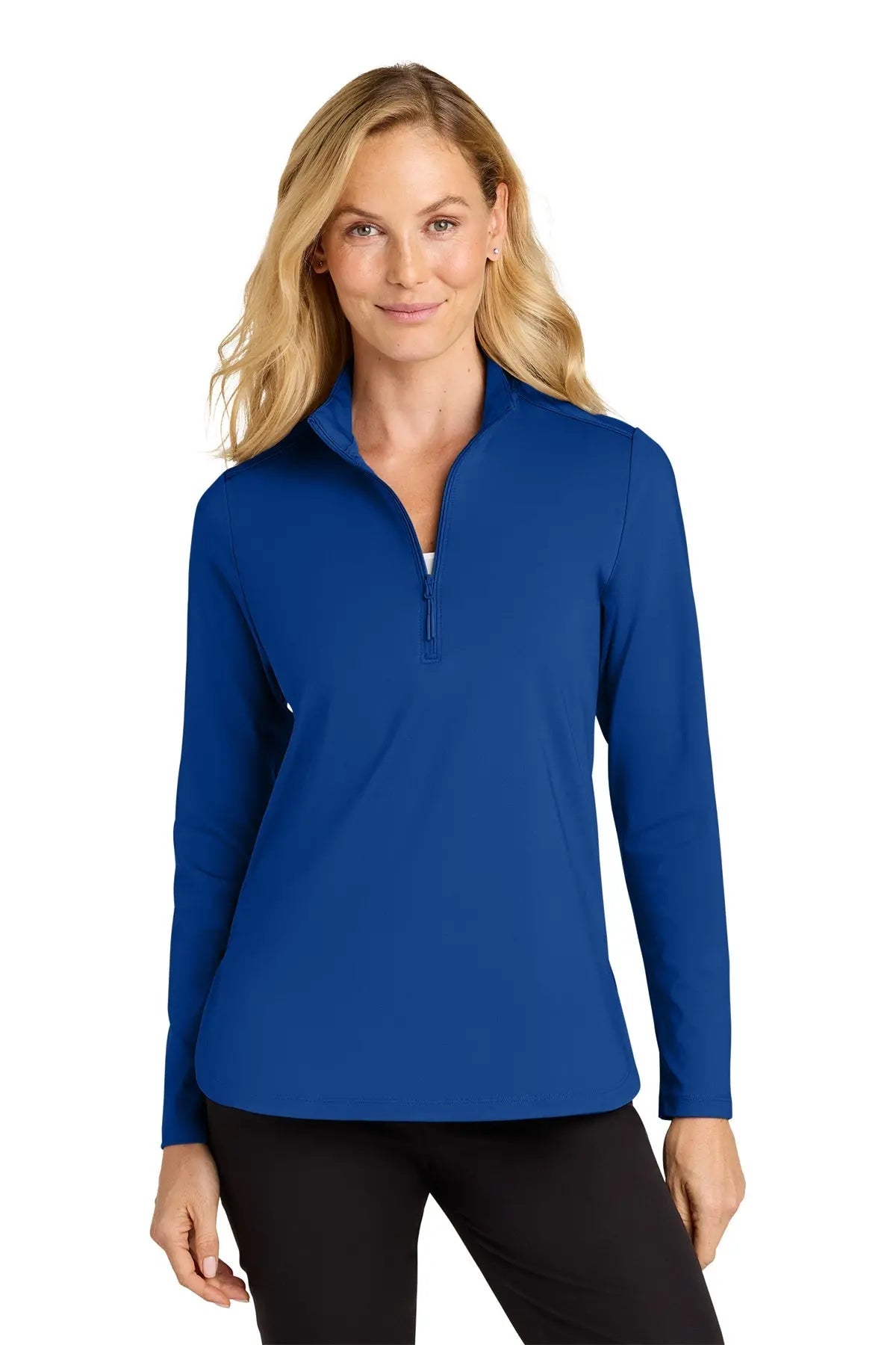 Port Authority® Women's C-FREE® Double Knit 1/4-Zip #LK880 Game Over Merch