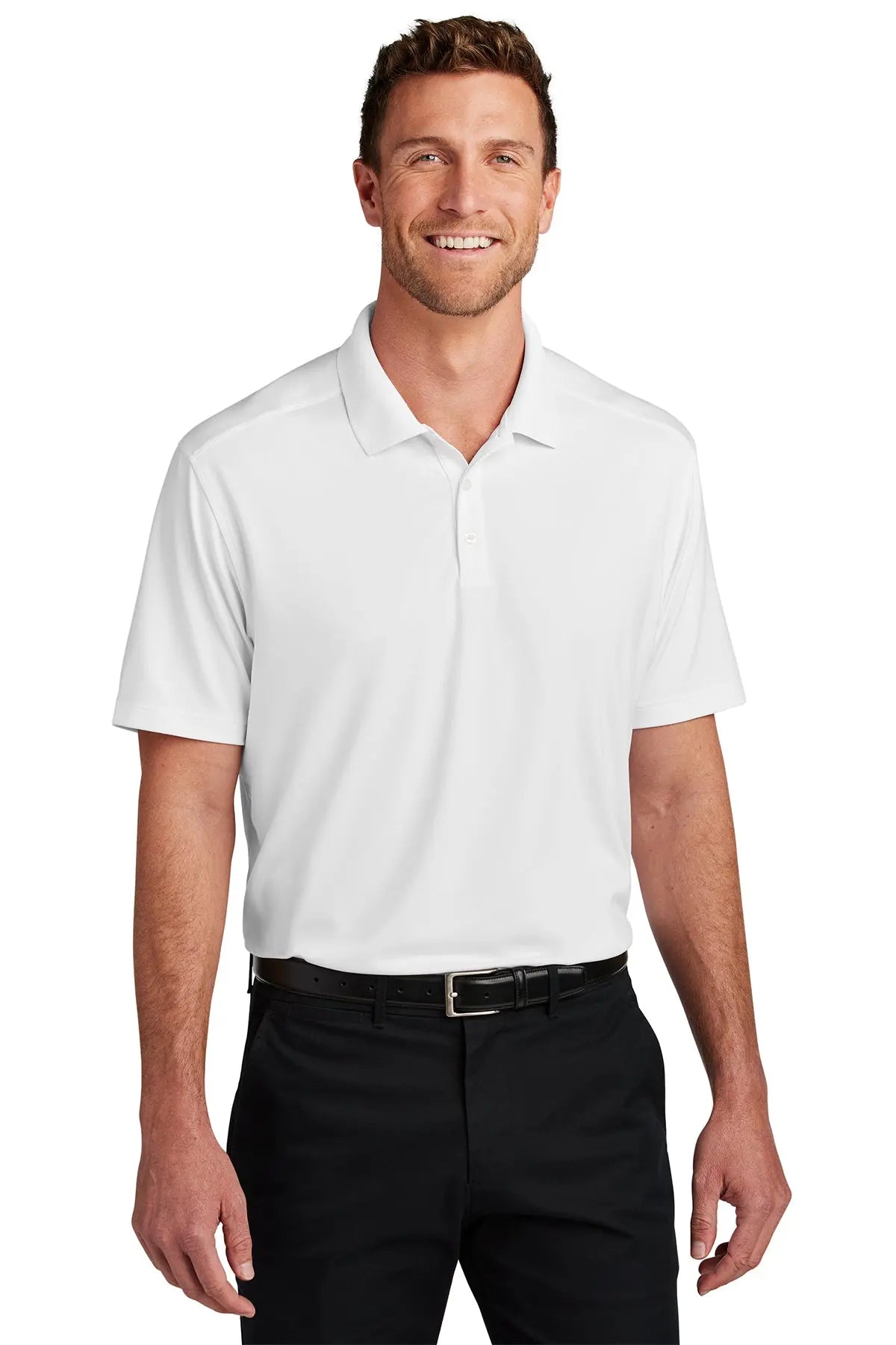 Port Authority® City Stretch Flat Knit Polo #K683Game Over Merch