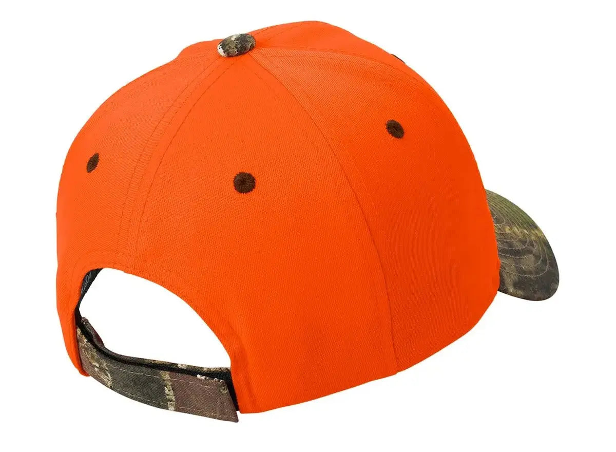 Port Authority® Enhanced Visibility Cap with Camo Brim #C804 Game Over Merch
