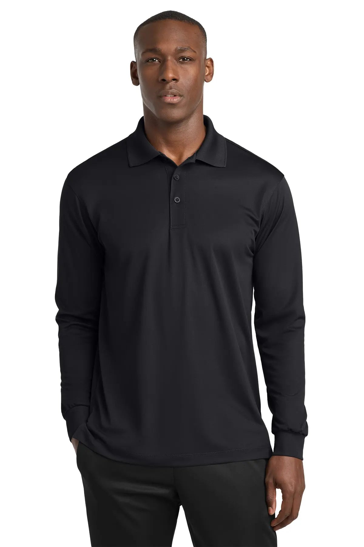Sport-Tek® Long Sleeve Micropique Sport-Wick®Polo #ST657Game Over Merch