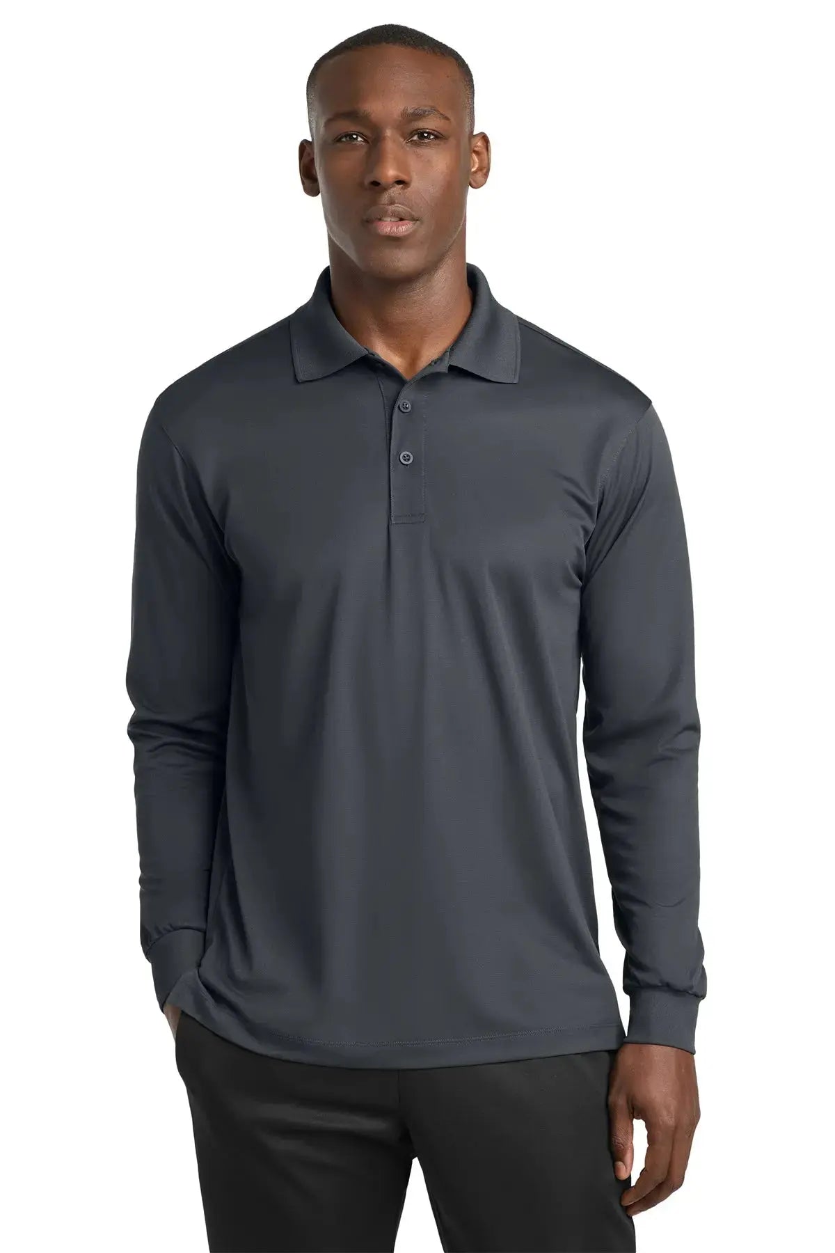 Sport-Tek® Long Sleeve Micropique Sport-Wick®Polo #ST657Game Over Merch