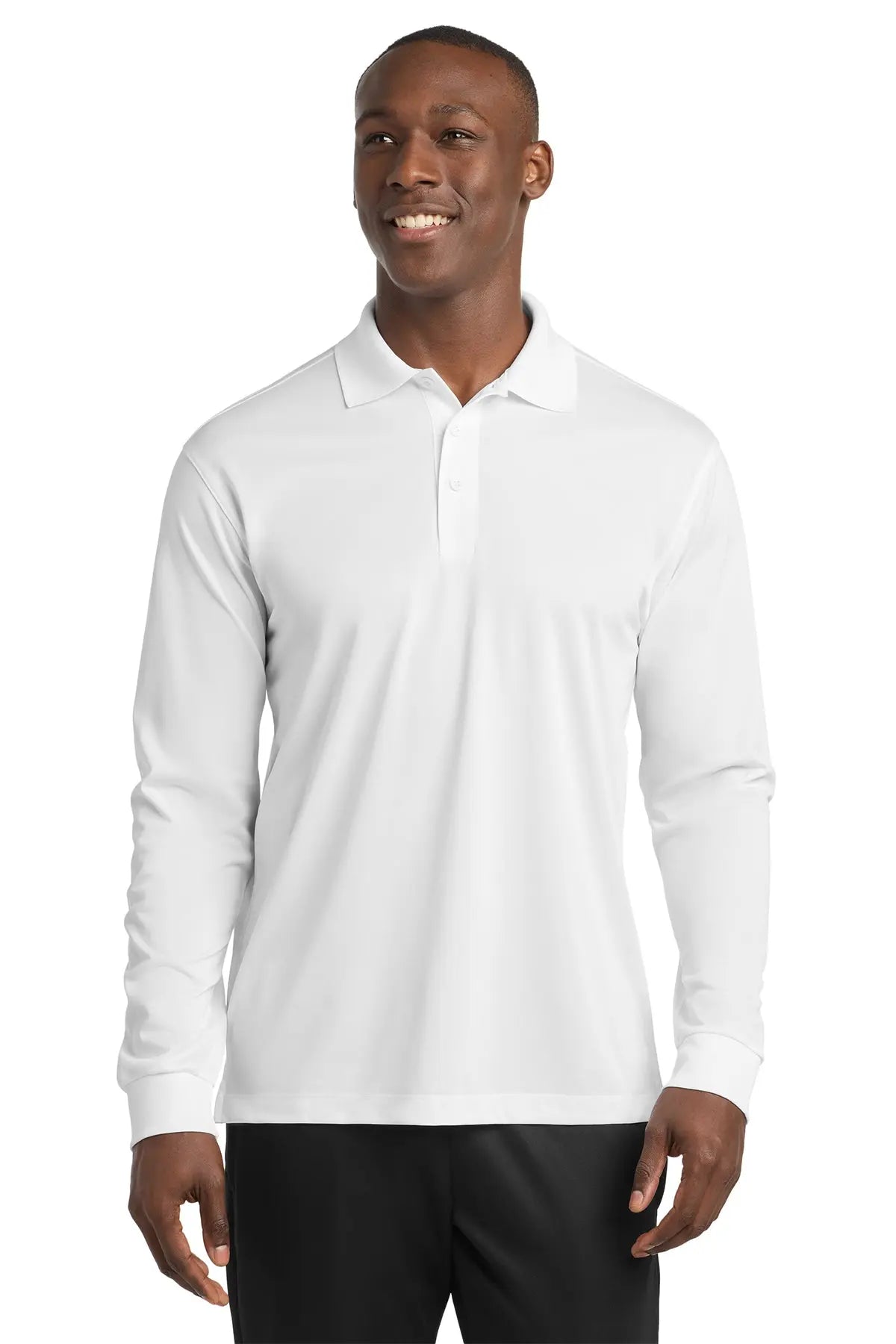 Sport-Tek® Long Sleeve Micropique Sport-Wick®Polo #ST657Game Over Merch