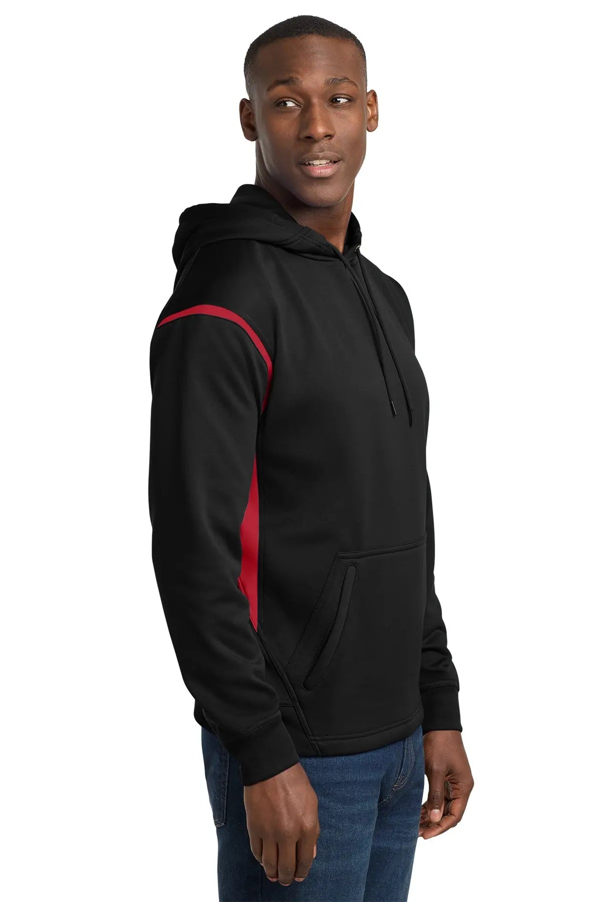 Sport-Tek® Tech Fleece Colorblock Hooded Sweatshirt #F246