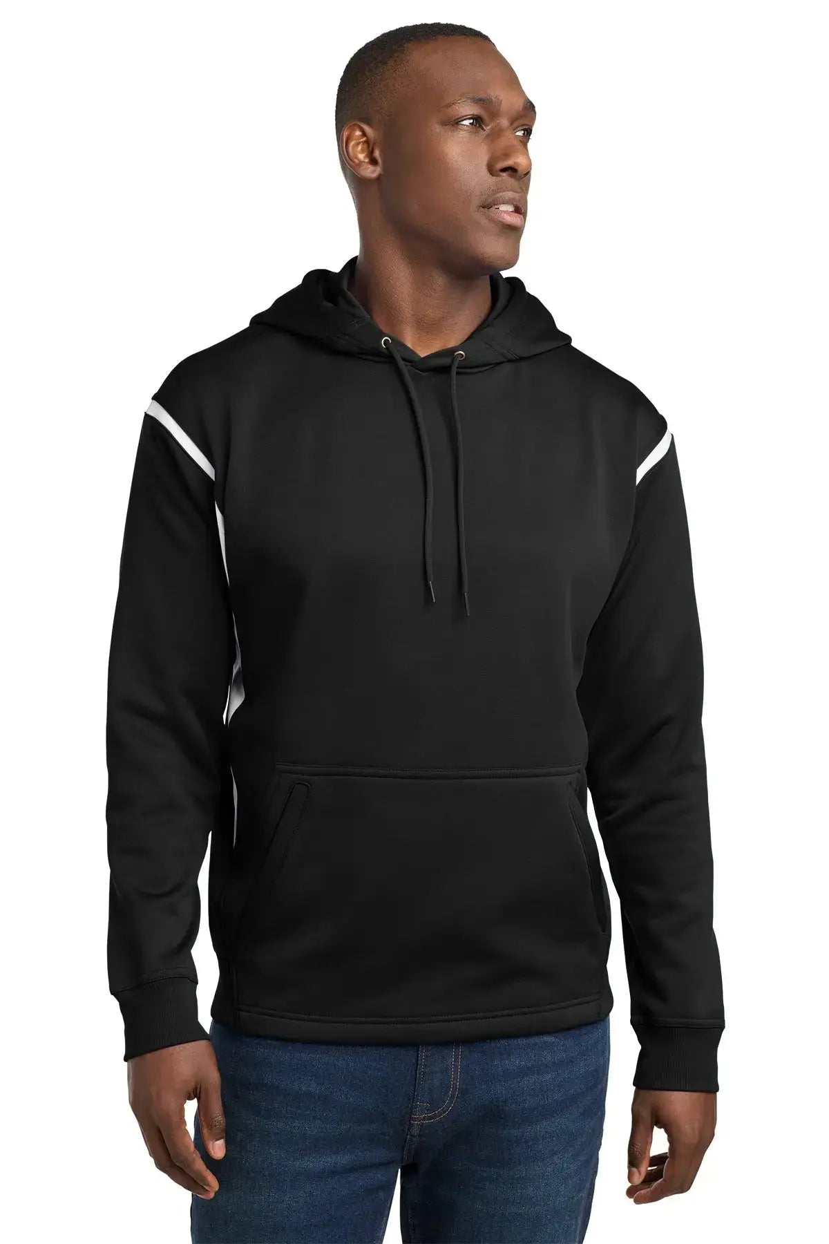 Sport-Tek® Tech Fleece Colorblock Hooded Sweatshirt #F246 Game Over Merch
