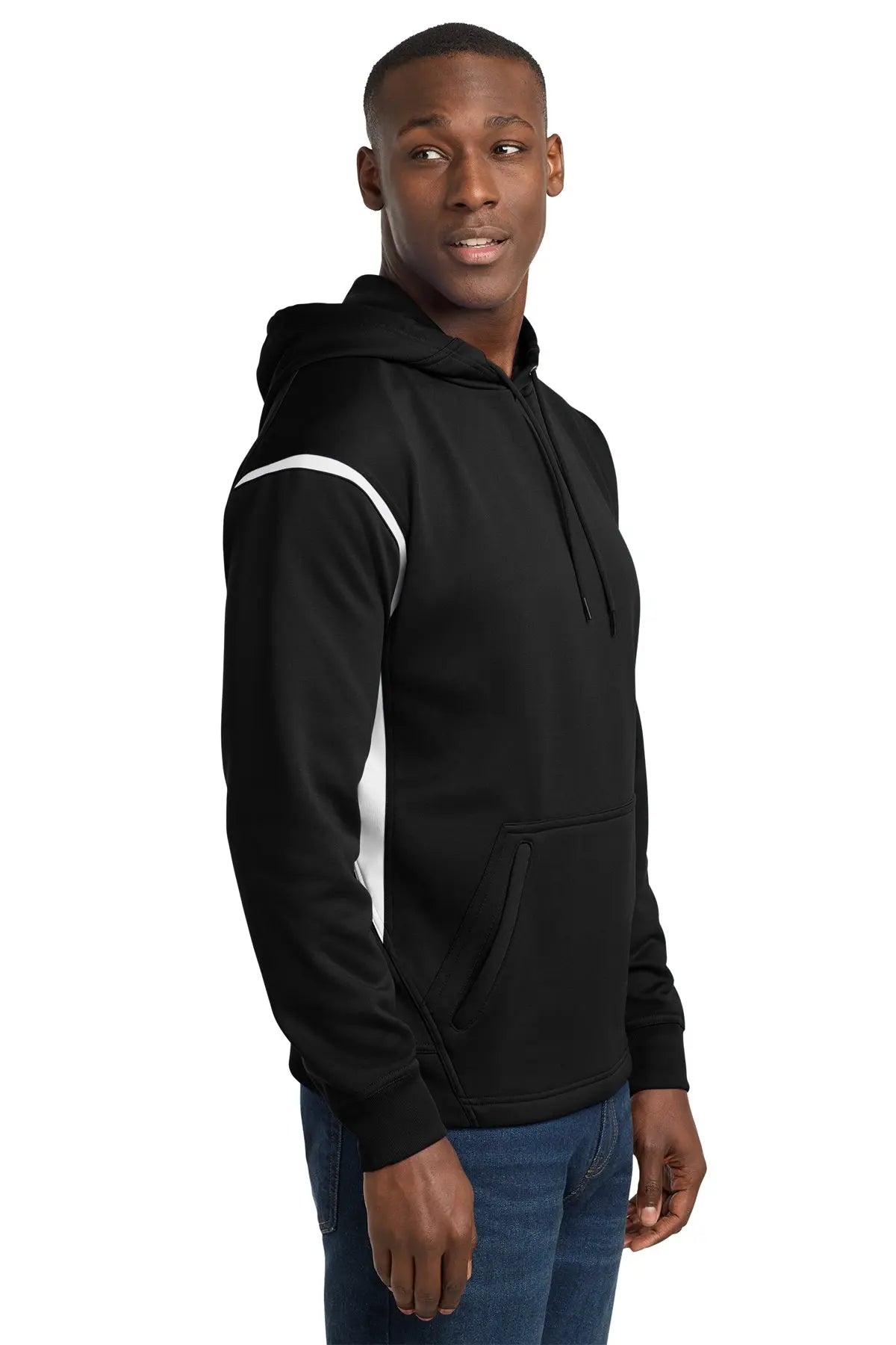 Sport-Tek® Tech Fleece Colorblock Hooded Sweatshirt #F246