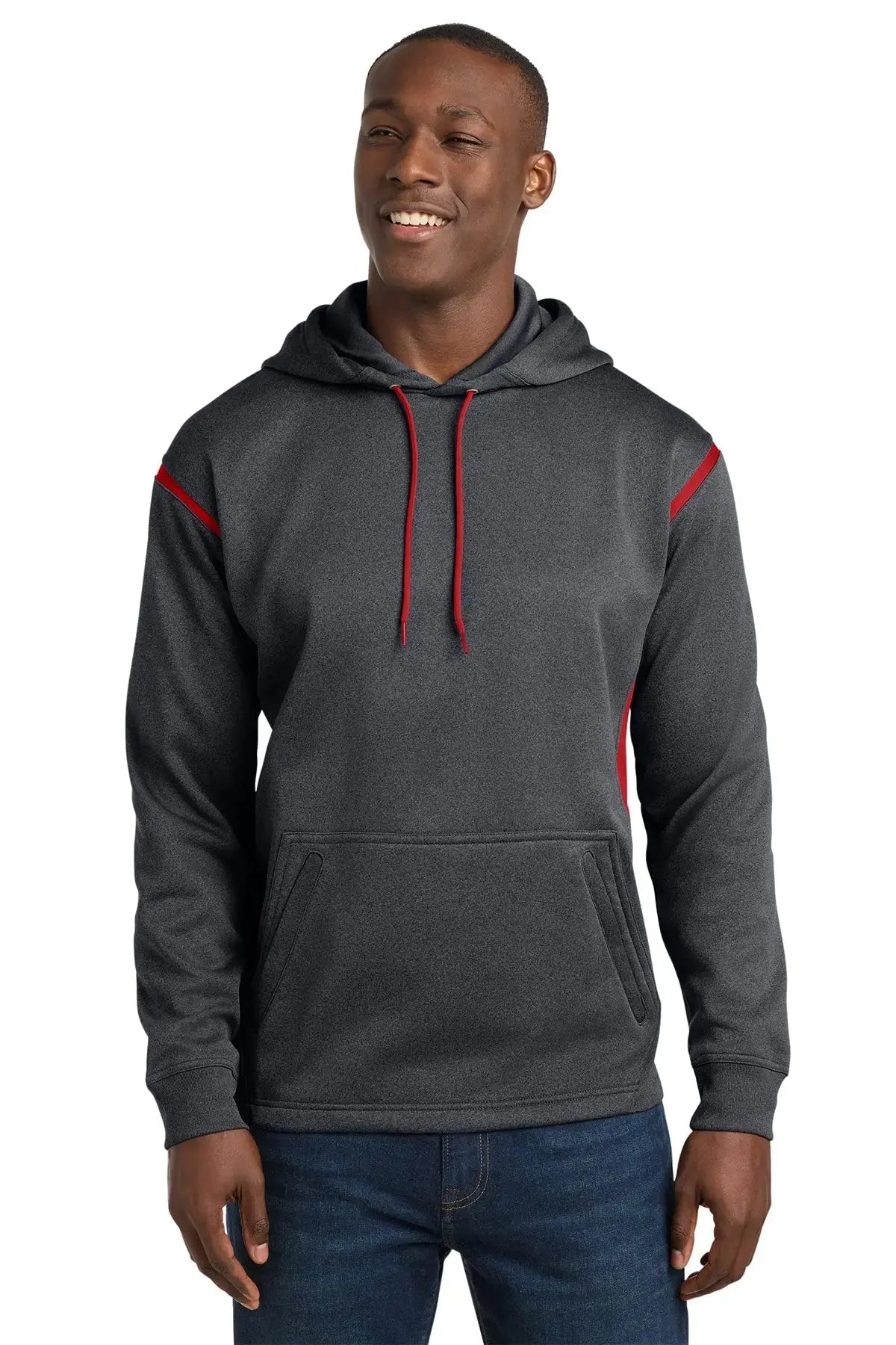 Sport-Tek® Tech Fleece Colorblock Hooded Sweatshirt #F246 Game Over Merch