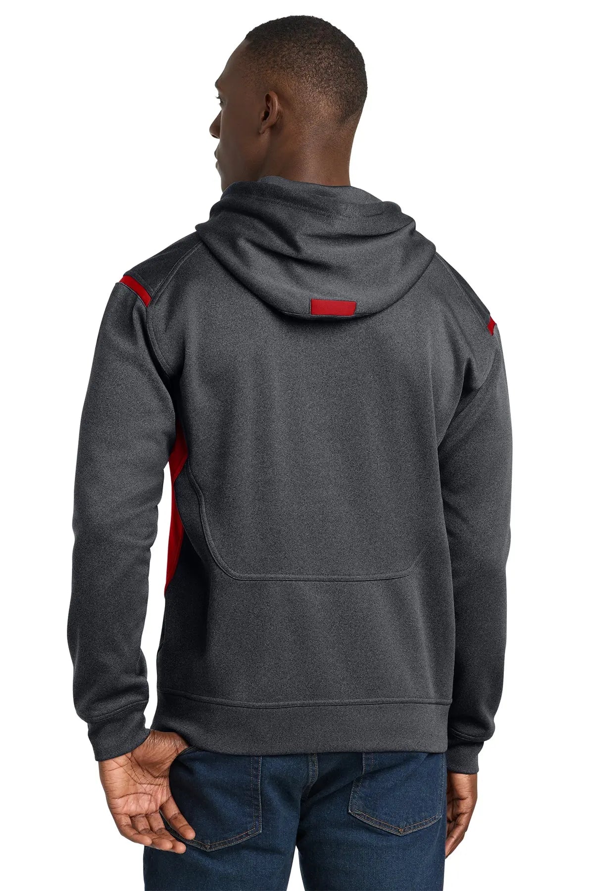 Sport-Tek® Tech Fleece Colorblock Hooded Sweatshirt #F246