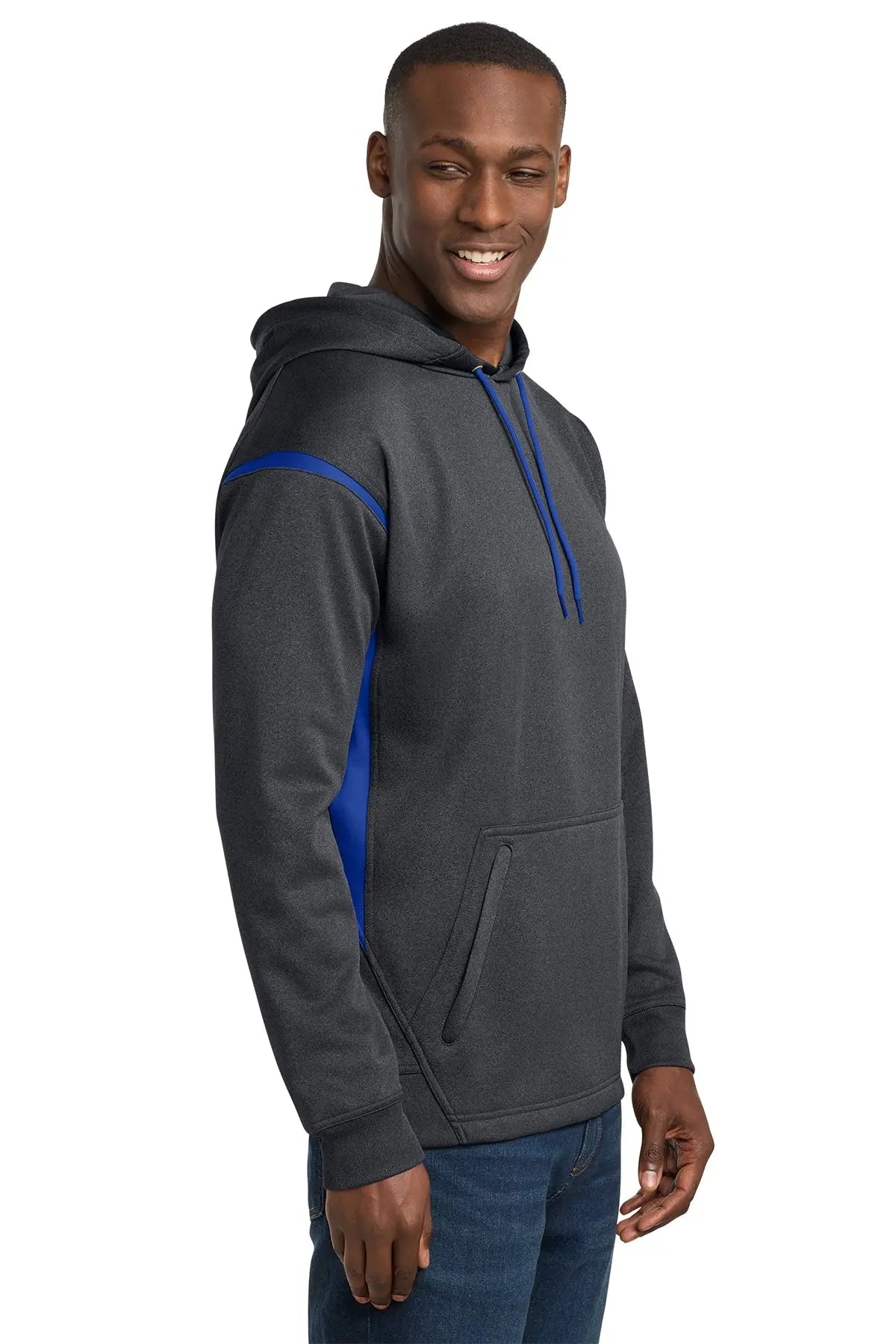 Sport-Tek® Tech Fleece Colorblock Hooded Sweatshirt #F246