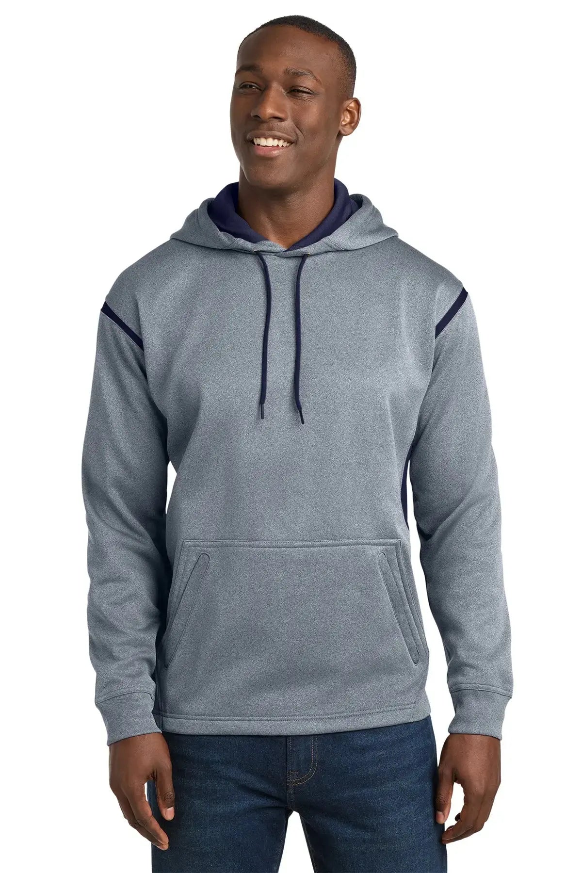 Sport-Tek® Tech Fleece Colorblock Hooded Sweatshirt #F246 Game Over Merch