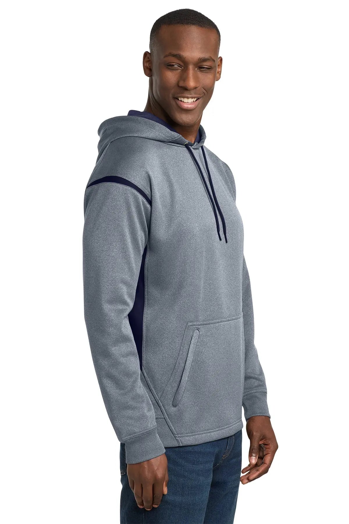 Sport-Tek® Tech Fleece Colorblock Hooded Sweatshirt #F246