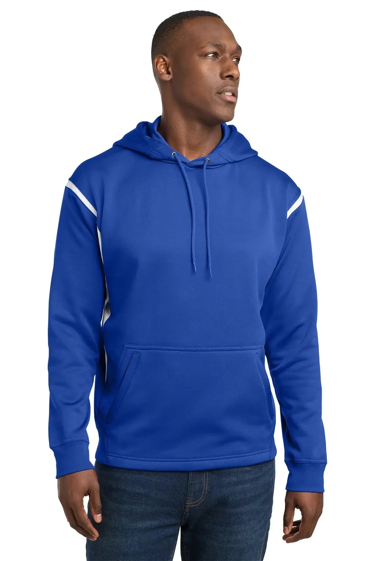 Sport-Tek® Tech Fleece Colorblock Hooded Sweatshirt #F246 Game Over Merch