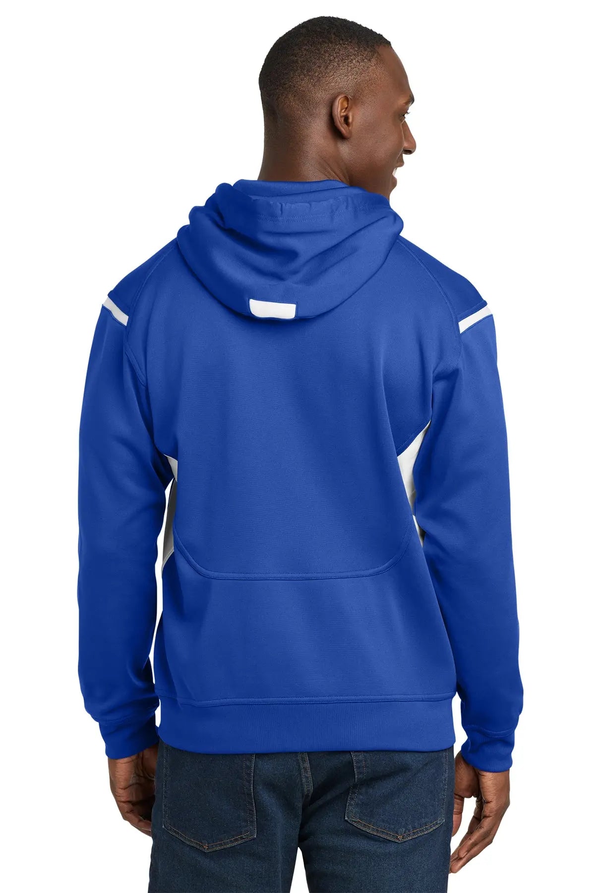 Sport-Tek® Tech Fleece Colorblock Hooded Sweatshirt #F246