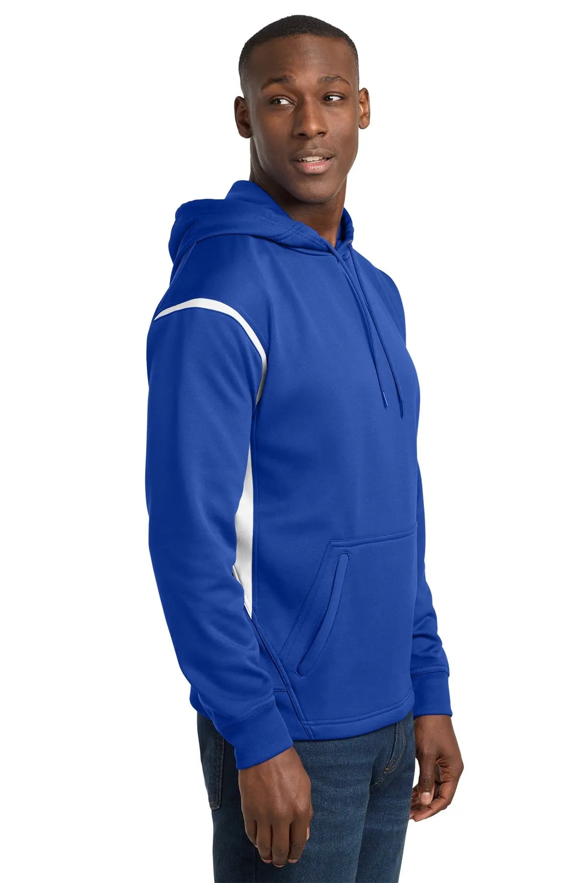 Sport-Tek® Tech Fleece Colorblock Hooded Sweatshirt #F246