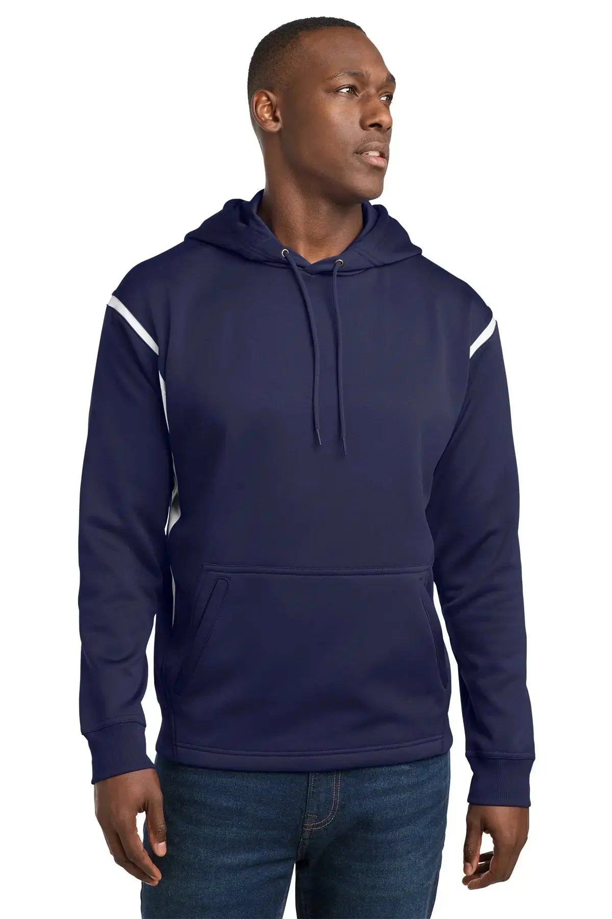 Sport-Tek® Tech Fleece Colorblock Hooded Sweatshirt #F246 Game Over Merch