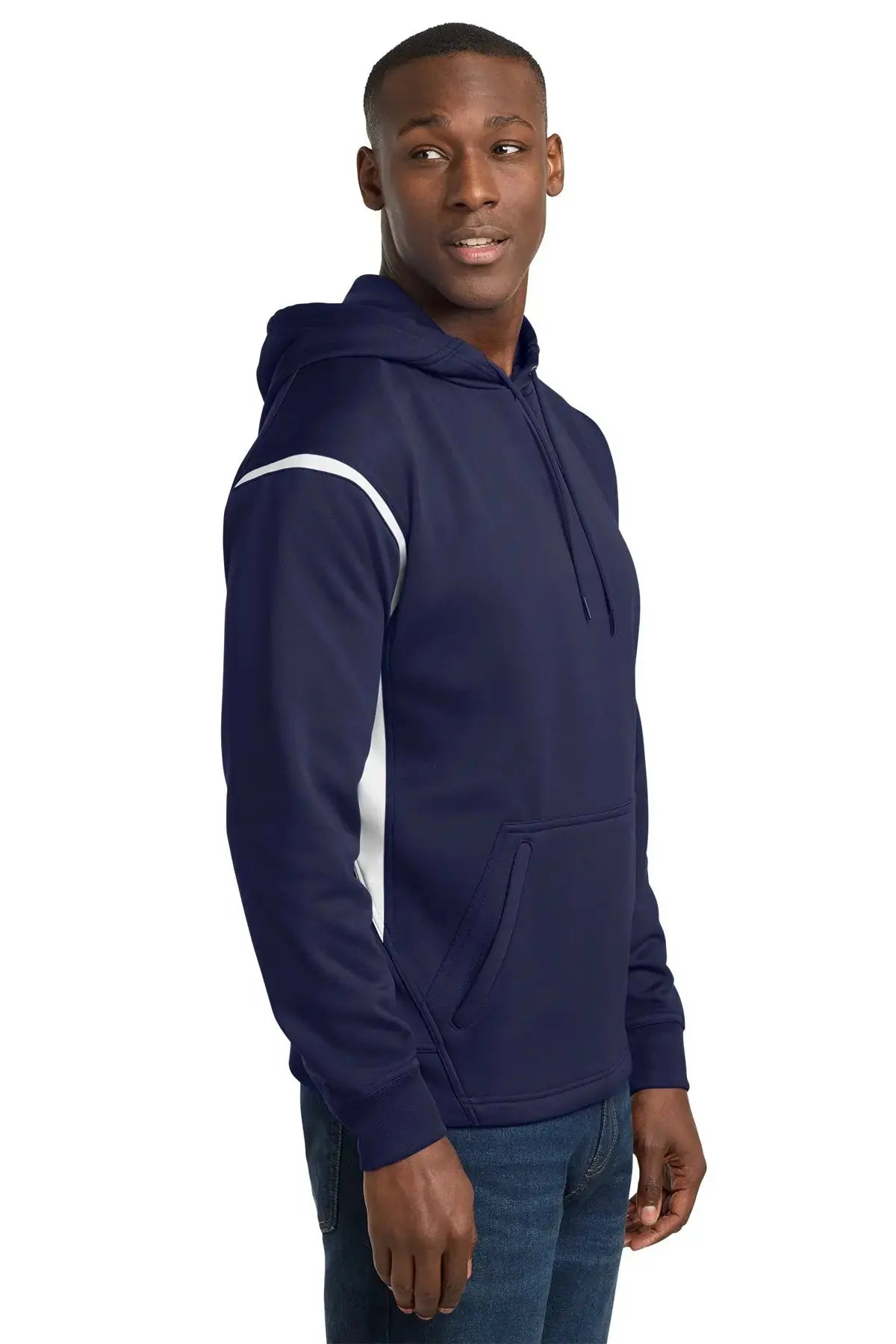 Sport-Tek® Tech Fleece Colorblock Hooded Sweatshirt #F246 Game Over Merch