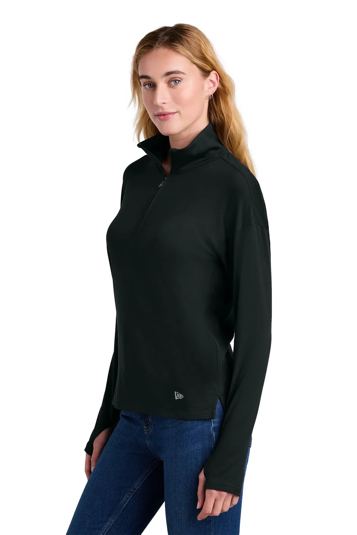 New Era® Women’s Power 1/2-Zip #LNEA228 Game Over Merch